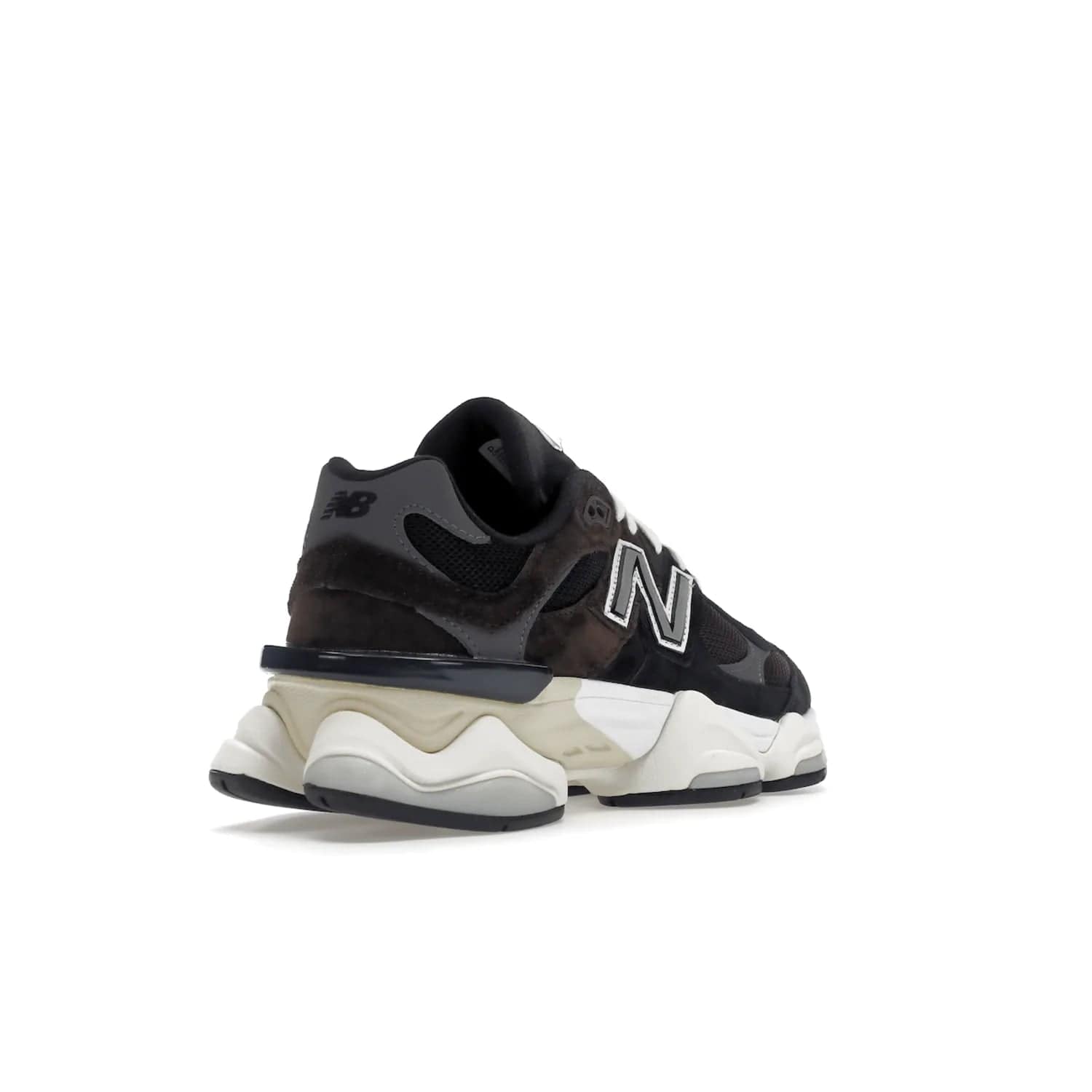 New Balance 9060 Brown Black - Image 32 - Only at www.BallersClubKickz.com - The New Balance 9060 Brown Black features a stylish, breathable mesh upper, REVlite midsole for cushioning, and ABZORB midsole technology for impact protection. Available August 13, 2022.