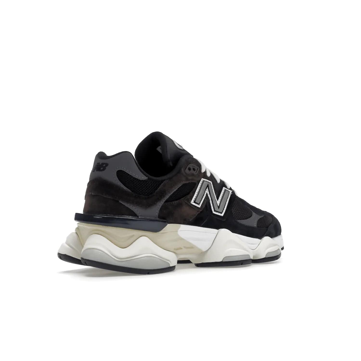 New Balance 9060 Brown Black - Image 33 - Only at www.BallersClubKickz.com - The New Balance 9060 Brown Black features a stylish, breathable mesh upper, REVlite midsole for cushioning, and ABZORB midsole technology for impact protection. Available August 13, 2022.
