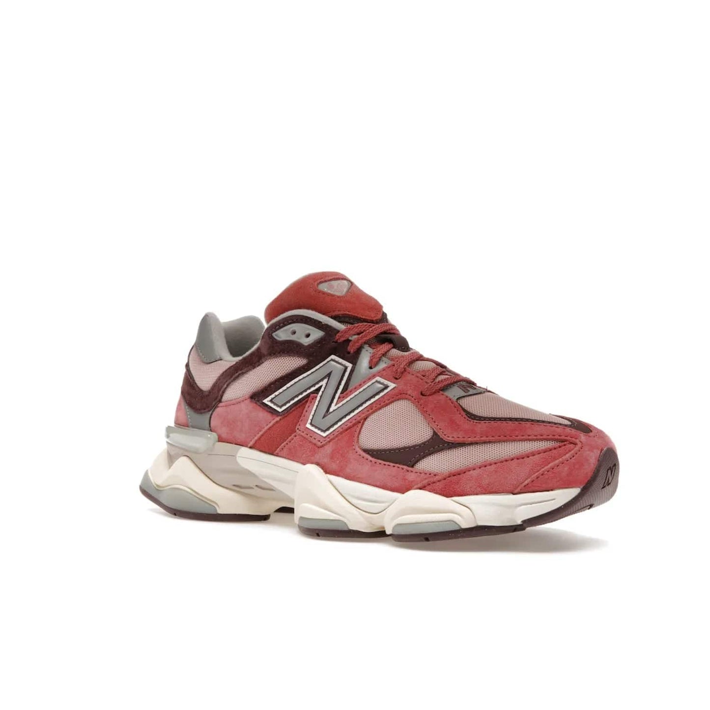 New Balance 9060 Cherry Blossom - Image 5 - Only at www.BallersClubKickz.com - The New Balance 9060 Cherry Blossom: Mineral Red, Truffle, and Rain Cloud tones with silver-tone N symbols, semi-transparent CR equipment, and more. Celebrate the cherry blossom festival in style - released March 4th, 2023.