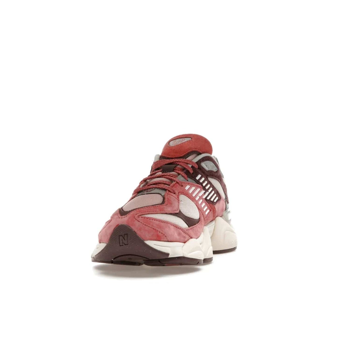 New Balance 9060 Cherry Blossom - Image 12 - Only at www.BallersClubKickz.com - The New Balance 9060 Cherry Blossom: Mineral Red, Truffle, and Rain Cloud tones with silver-tone N symbols, semi-transparent CR equipment, and more. Celebrate the cherry blossom festival in style - released March 4th, 2023.