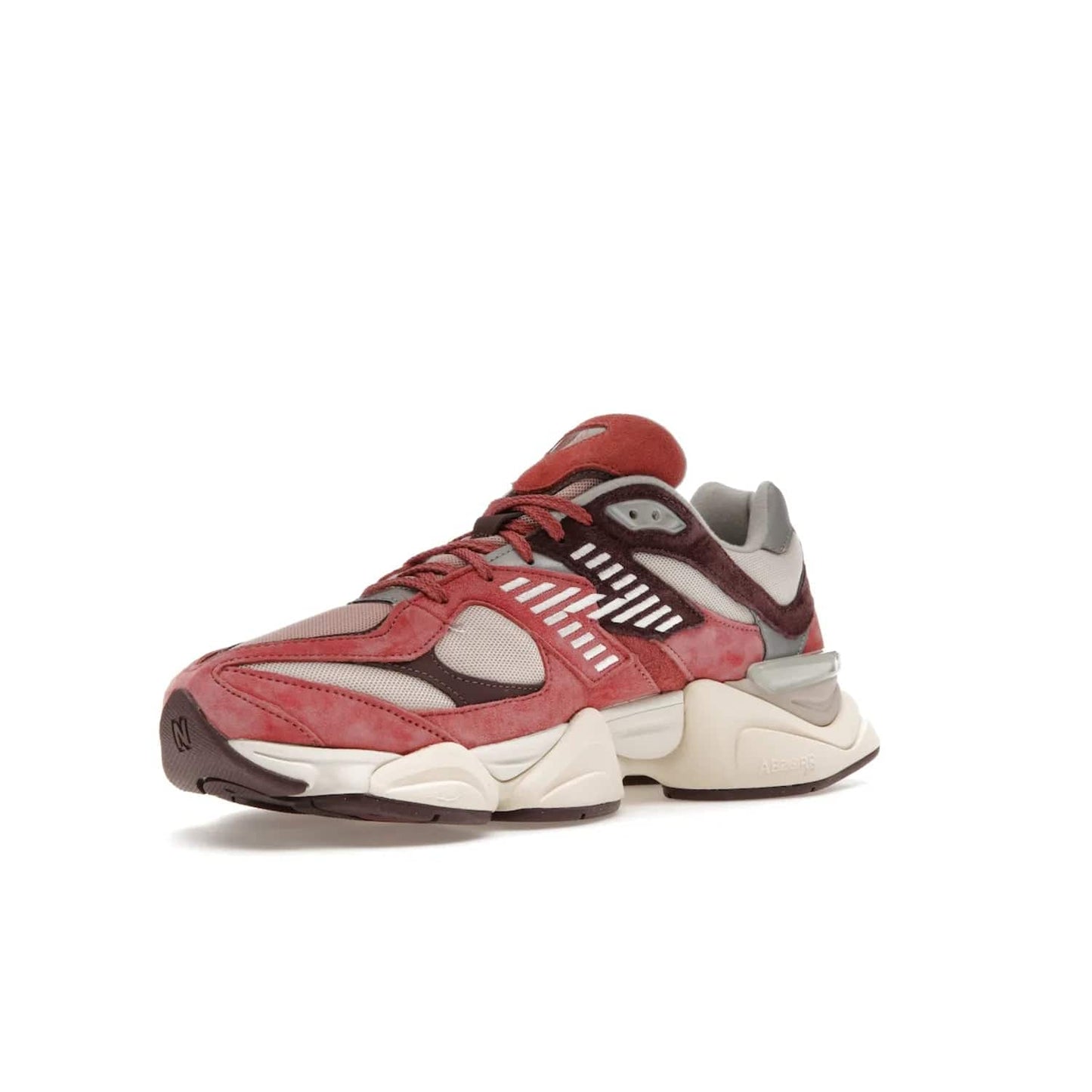 New Balance 9060 Cherry Blossom - Image 15 - Only at www.BallersClubKickz.com - The New Balance 9060 Cherry Blossom: Mineral Red, Truffle, and Rain Cloud tones with silver-tone N symbols, semi-transparent CR equipment, and more. Celebrate the cherry blossom festival in style - released March 4th, 2023.