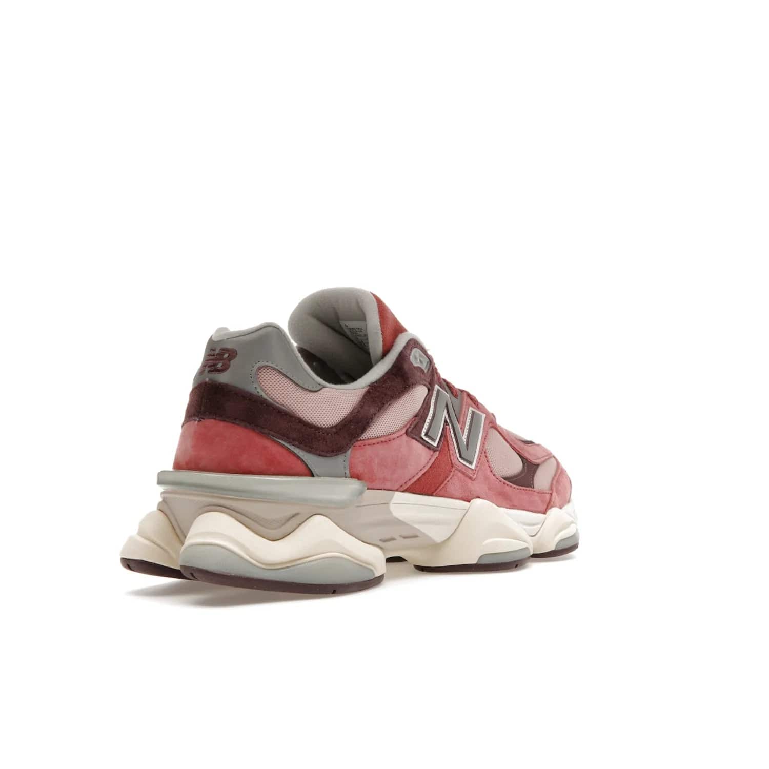 New Balance 9060 Cherry Blossom - Image 32 - Only at www.BallersClubKickz.com - The New Balance 9060 Cherry Blossom: Mineral Red, Truffle, and Rain Cloud tones with silver-tone N symbols, semi-transparent CR equipment, and more. Celebrate the cherry blossom festival in style - released March 4th, 2023.