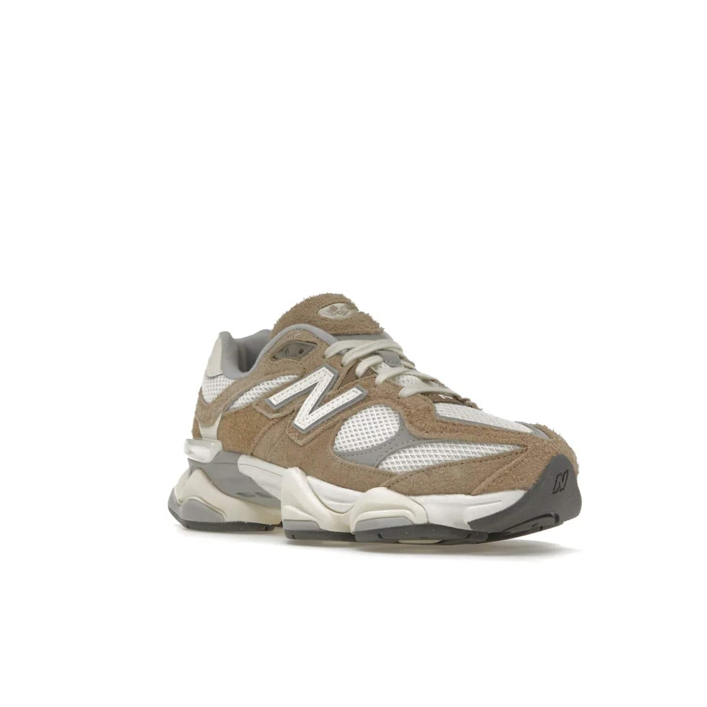 New Balance 9060 Driftwood Stone Pink Sea Salt - Image 6 - Only at www.BallersClubKickz.com - Chic, comfortable running sneaker featuring driftwood, pink, and sea-salt accents. The New Balance 9060 Driftwood Stone Pink Sea Salt is releasing May 16th, 2023.
