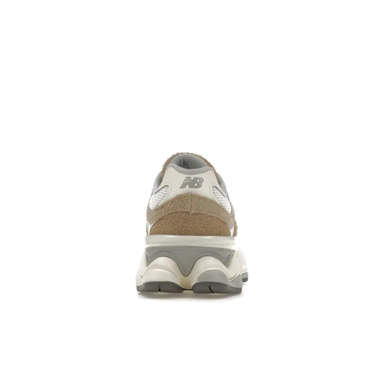 New Balance 9060 Driftwood Stone Pink Sea Salt - Image 28 - Only at www.BallersClubKickz.com - Chic, comfortable running sneaker featuring driftwood, pink, and sea-salt accents. The New Balance 9060 Driftwood Stone Pink Sea Salt is releasing May 16th, 2023.