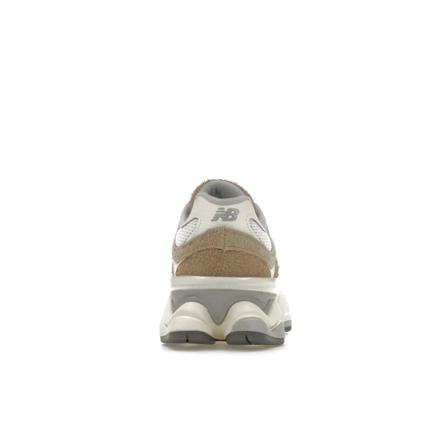 New Balance 9060 Driftwood Stone Pink Sea Salt - Image 28 - Only at www.BallersClubKickz.com - Chic, comfortable running sneaker featuring driftwood, pink, and sea-salt accents. The New Balance 9060 Driftwood Stone Pink Sea Salt is releasing May 16th, 2023.
