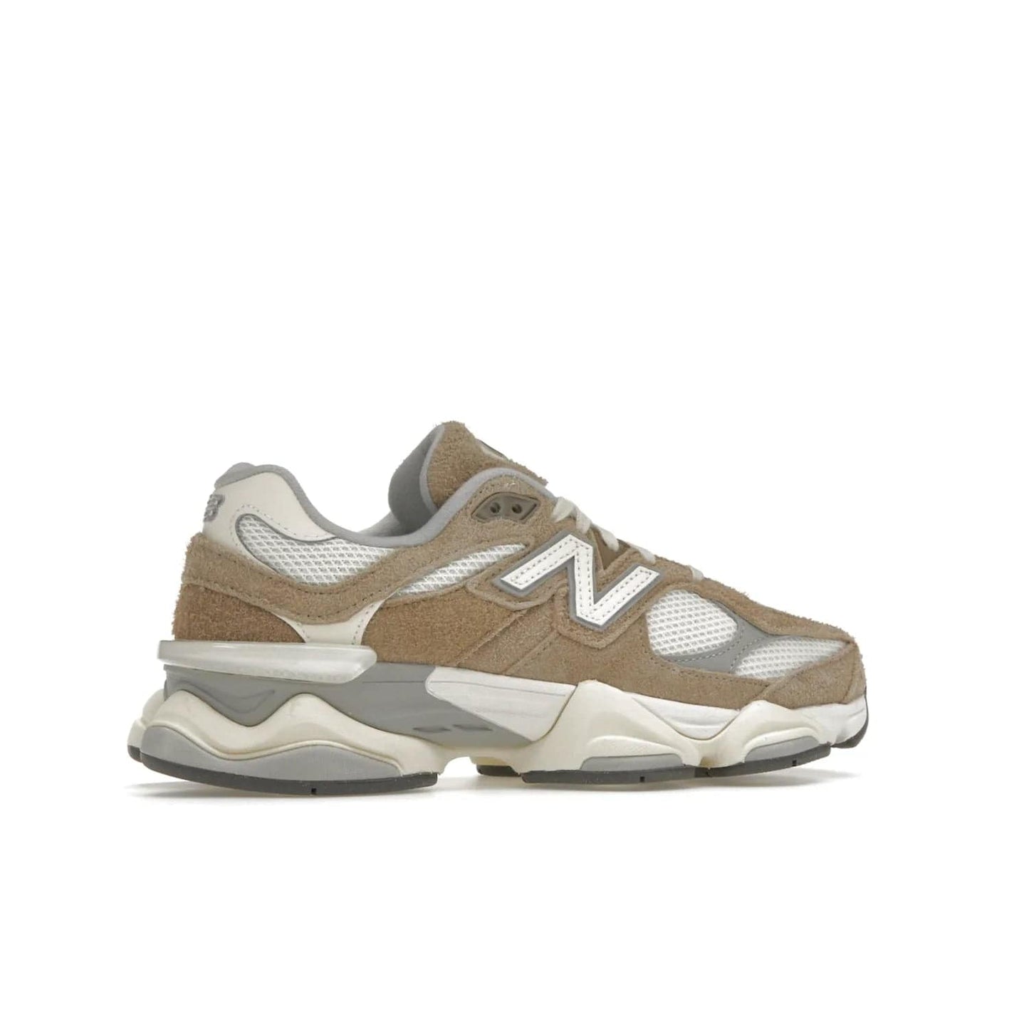 New Balance 9060 Driftwood Stone Pink Sea Salt - Image 35 - Only at www.BallersClubKickz.com - Chic, comfortable running sneaker featuring driftwood, pink, and sea-salt accents. The New Balance 9060 Driftwood Stone Pink Sea Salt is releasing May 16th, 2023.