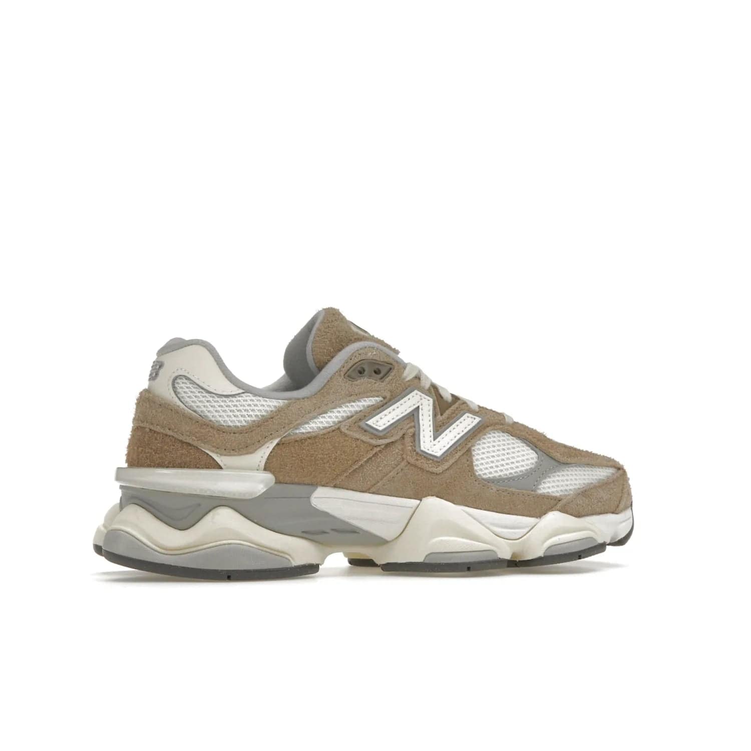 New Balance 9060 Driftwood Stone Pink Sea Salt - Image 35 - Only at www.BallersClubKickz.com - Chic, comfortable running sneaker featuring driftwood, pink, and sea-salt accents. The New Balance 9060 Driftwood Stone Pink Sea Salt is releasing May 16th, 2023.