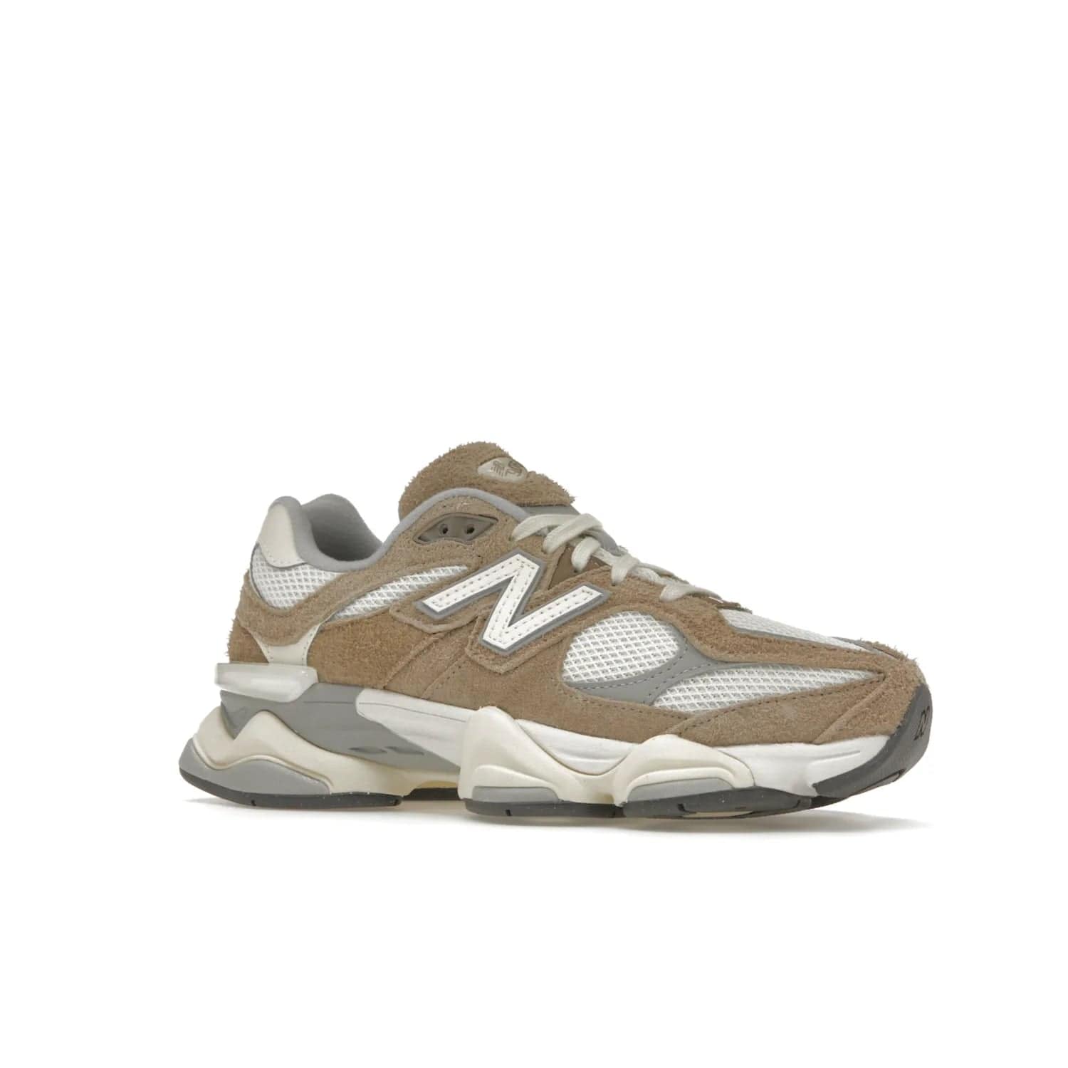 New Balance 9060 Driftwood Stone Pink Sea Salt - Image 4 - Only at www.BallersClubKickz.com - Chic, comfortable running sneaker featuring driftwood, pink, and sea-salt accents. The New Balance 9060 Driftwood Stone Pink Sea Salt is releasing May 16th, 2023.