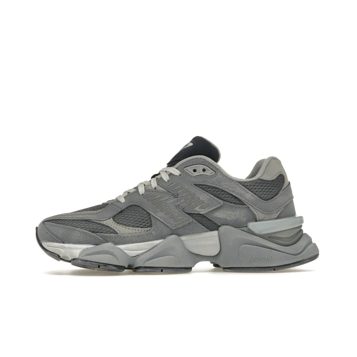 New Balance 9060 Grey Day (2023) - Image 18 - Only at www.BallersClubKickz.com - #
Sporty-meets-stylish in the New Balance 9060 Grey Day sneaker. Designed with Arctic Grey, Steel, and Silver Metallic, it offers an edgy but wearable look along with classic NB comfort and quality.
