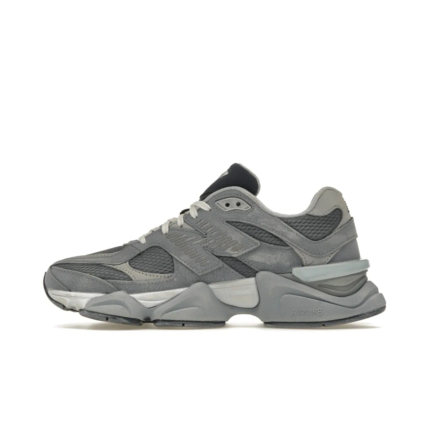 New Balance 9060 Grey Day (2023) - Image 19 - Only at www.BallersClubKickz.com - #
Sporty-meets-stylish in the New Balance 9060 Grey Day sneaker. Designed with Arctic Grey, Steel, and Silver Metallic, it offers an edgy but wearable look along with classic NB comfort and quality.