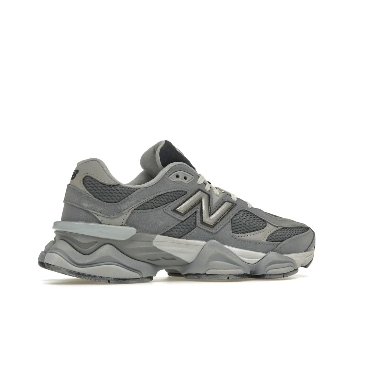 New Balance 9060 Grey Day (2023) - Image 35 - Only at www.BallersClubKickz.com - #
Sporty-meets-stylish in the New Balance 9060 Grey Day sneaker. Designed with Arctic Grey, Steel, and Silver Metallic, it offers an edgy but wearable look along with classic NB comfort and quality.