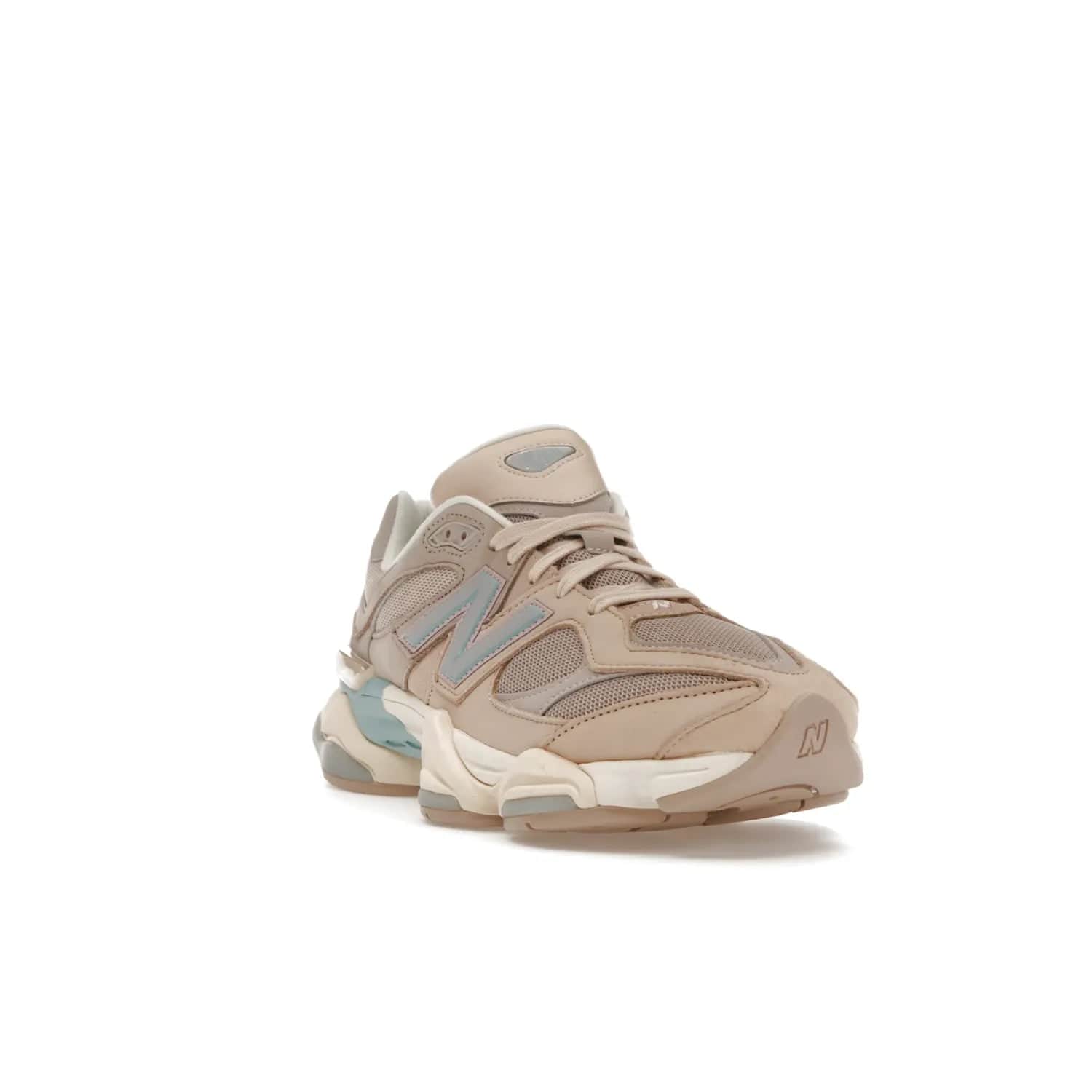 New Balance 9060 Ivory Cream Pink Sand - Image 7 - Only at www.BallersClubKickz.com - New Balance 9060 Ivory Cream Pink Sand - Sleek meshed upper, premium suede overlays, ABZORB cushioning. Get this unique sneaker ahead of the trend, launching December 6th, 2022!