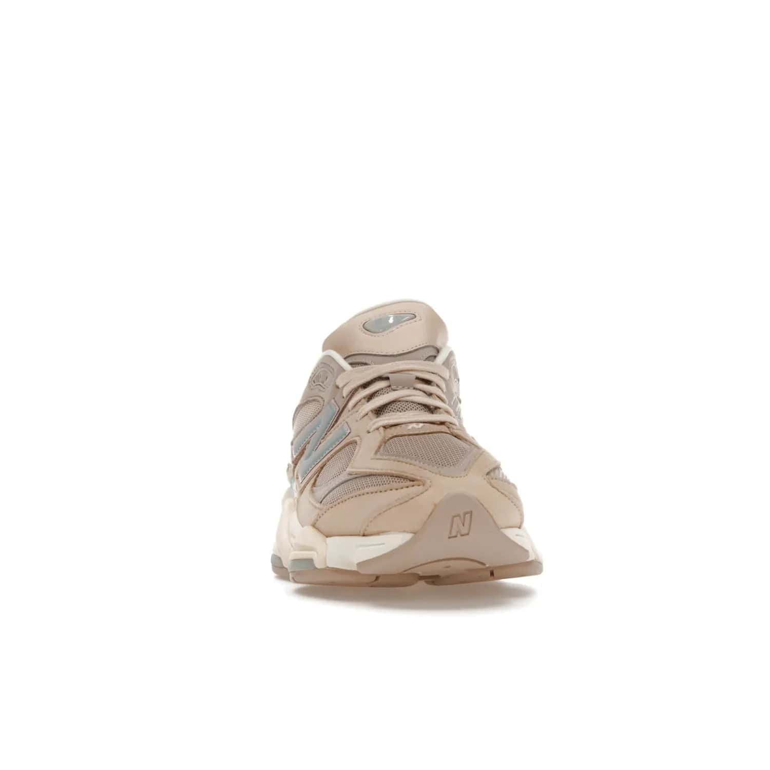 New Balance 9060 Ivory Cream Pink Sand - Image 9 - Only at www.BallersClubKickz.com - New Balance 9060 Ivory Cream Pink Sand - Sleek meshed upper, premium suede overlays, ABZORB cushioning. Get this unique sneaker ahead of the trend, launching December 6th, 2022!