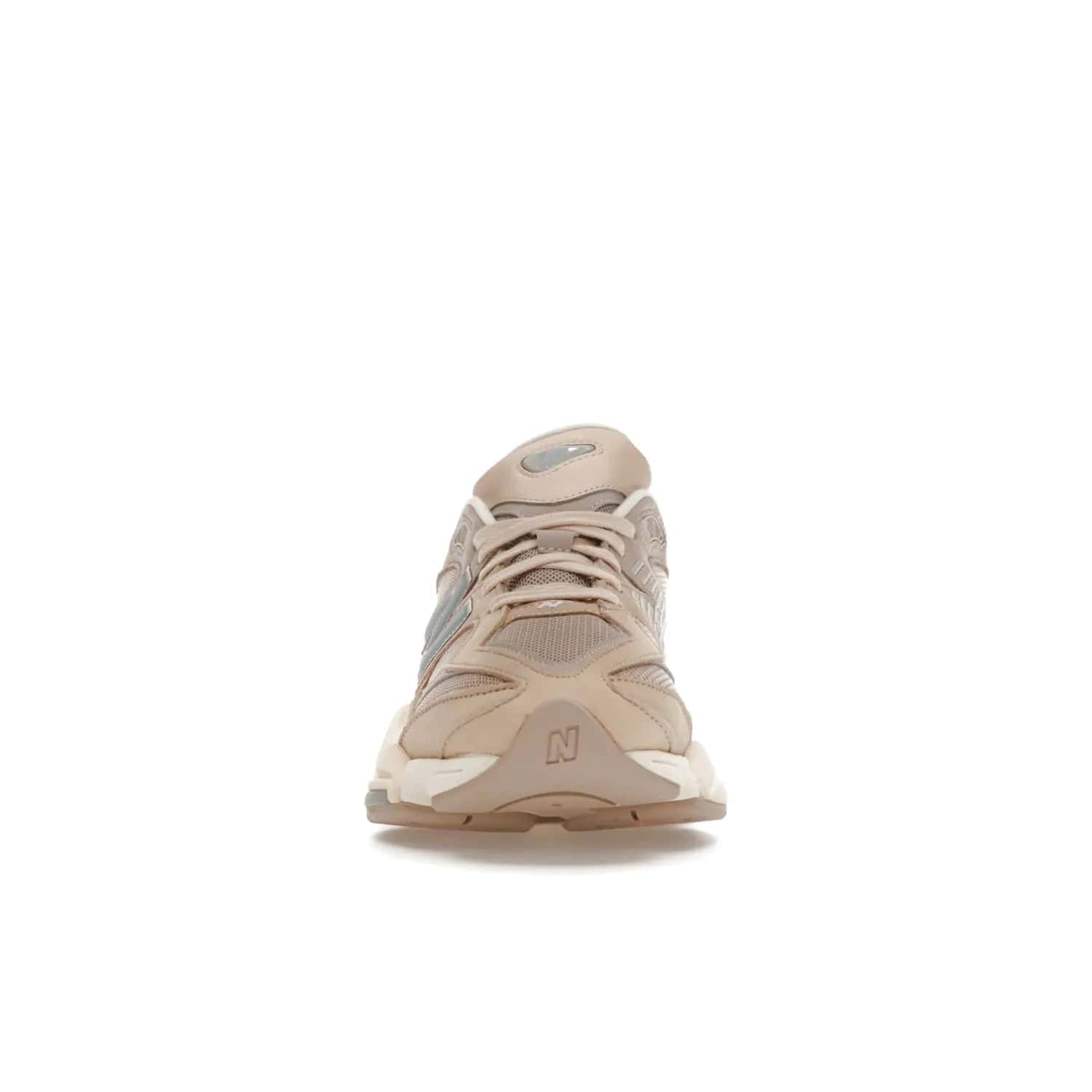 New Balance 9060 Ivory Cream Pink Sand - Image 10 - Only at www.BallersClubKickz.com - New Balance 9060 Ivory Cream Pink Sand - Sleek meshed upper, premium suede overlays, ABZORB cushioning. Get this unique sneaker ahead of the trend, launching December 6th, 2022!