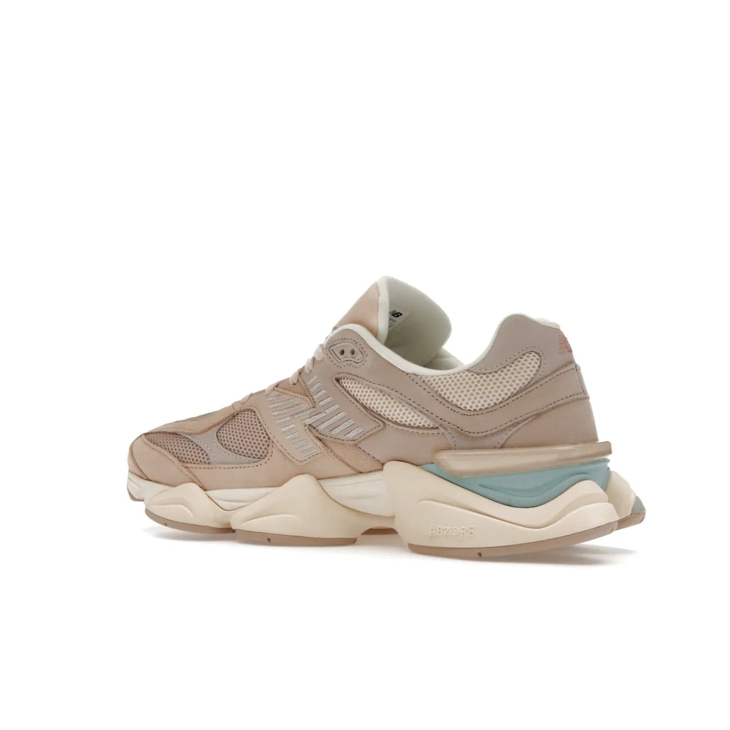 New Balance 9060 Ivory Cream Pink Sand - Image 22 - Only at www.BallersClubKickz.com - New Balance 9060 Ivory Cream Pink Sand - Sleek meshed upper, premium suede overlays, ABZORB cushioning. Get this unique sneaker ahead of the trend, launching December 6th, 2022!