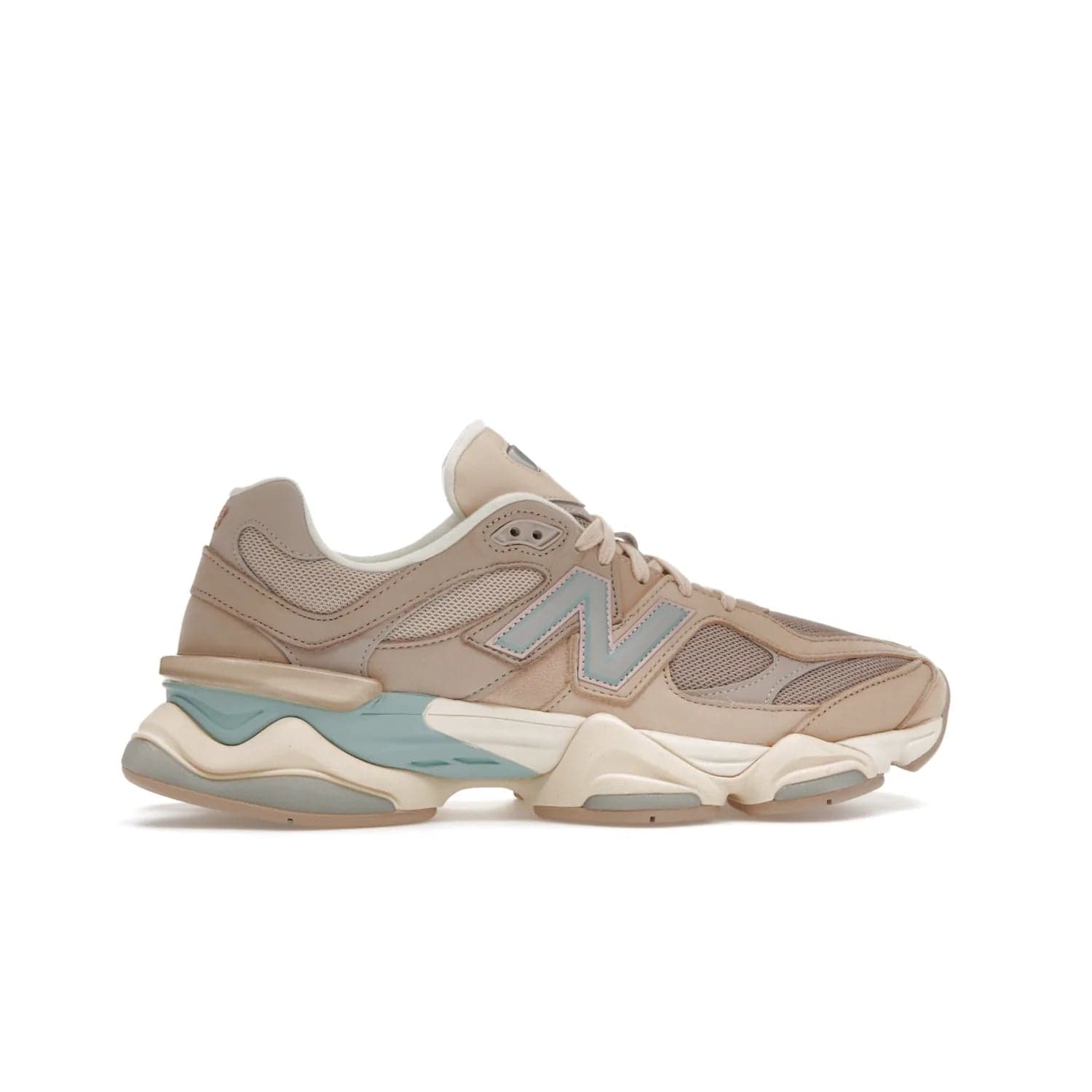 New Balance 9060 Ivory Cream Pink Sand - Image 36 - Only at www.BallersClubKickz.com - New Balance 9060 Ivory Cream Pink Sand - Sleek meshed upper, premium suede overlays, ABZORB cushioning. Get this unique sneaker ahead of the trend, launching December 6th, 2022!