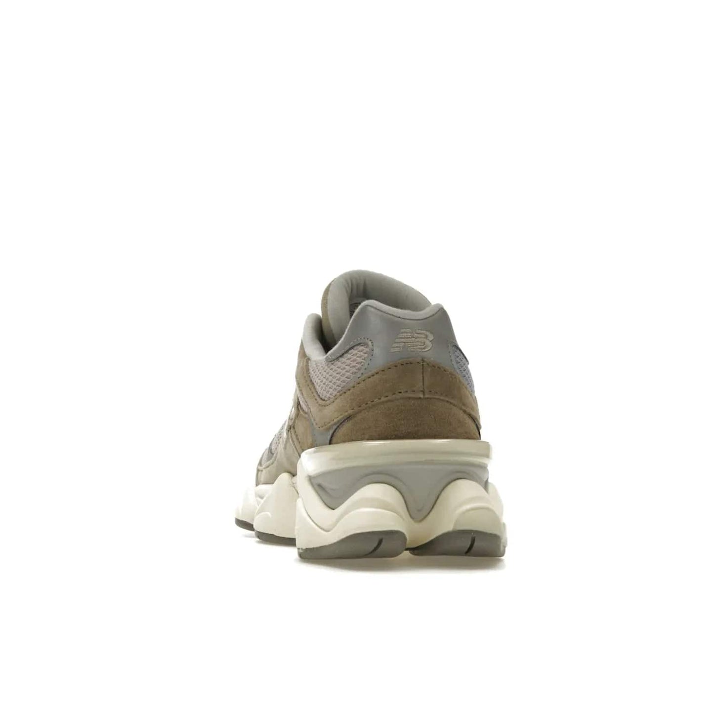 New Balance 9060 Mushroom - Image 27 - Only at www.BallersClubKickz.com - Get the New Balance 9060 Mushroom in stylish aluminum and mushroom tones. Featuring a porous mesh fabric with multiple suede overlays, a grey N symbol and rugged off-white/grey sole. Shop now and make a statement.