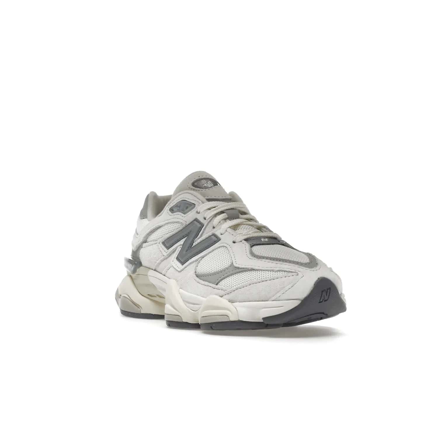 New Balance 9060 Sea Salt White - Image 7 - Only at www.BallersClubKickz.com - Stylish and classic New Balance 9060 Sea Salt White sneaker with premium leather and mesh for all-day comfort. Minimalist look, perfect for any occasion, and Jan 14, 2023 release date. Sleek design, exceptional materials, and timeless style.