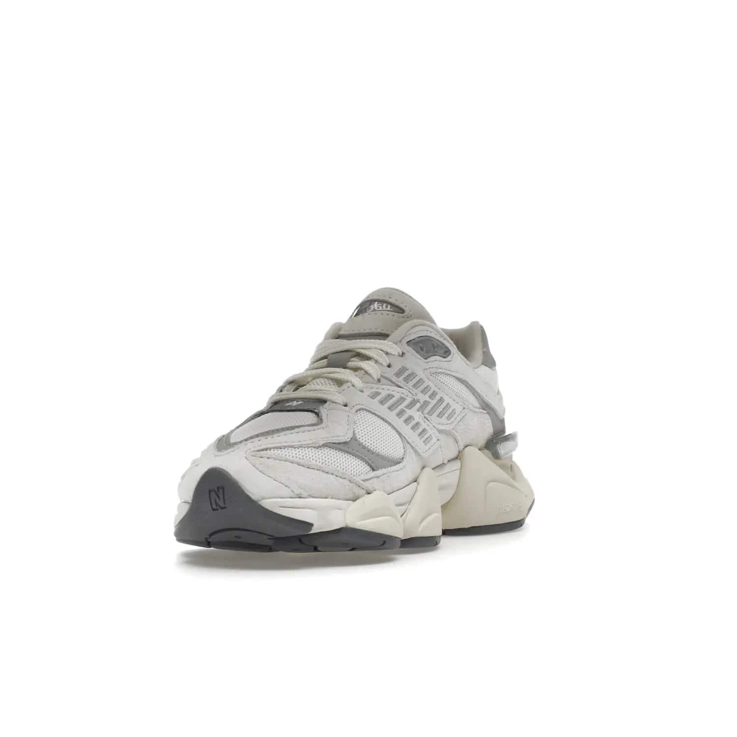 New Balance 9060 Sea Salt White - Image 13 - Only at www.BallersClubKickz.com - Stylish and classic New Balance 9060 Sea Salt White sneaker with premium leather and mesh for all-day comfort. Minimalist look, perfect for any occasion, and Jan 14, 2023 release date. Sleek design, exceptional materials, and timeless style.