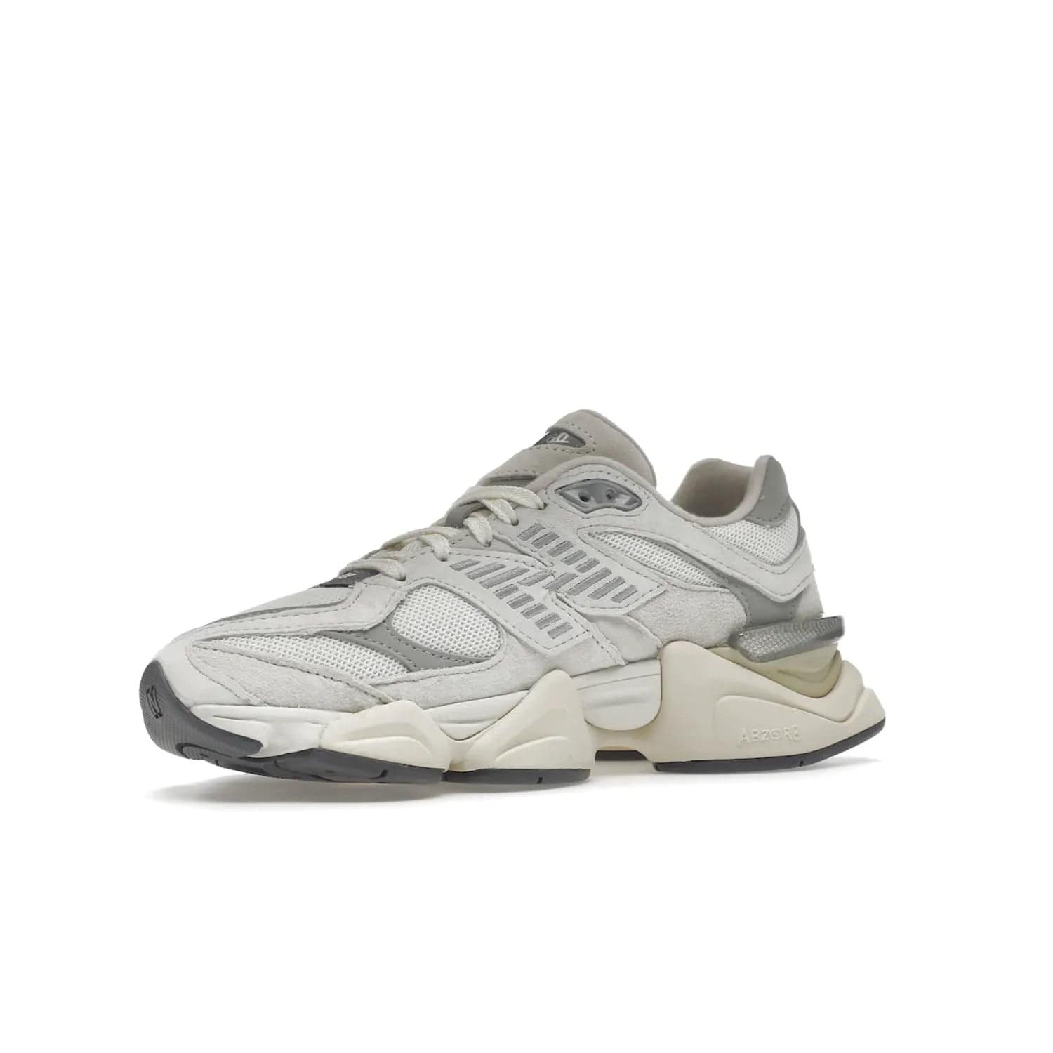 New Balance 9060 Sea Salt White - Image 16 - Only at www.BallersClubKickz.com - Stylish and classic New Balance 9060 Sea Salt White sneaker with premium leather and mesh for all-day comfort. Minimalist look, perfect for any occasion, and Jan 14, 2023 release date. Sleek design, exceptional materials, and timeless style.