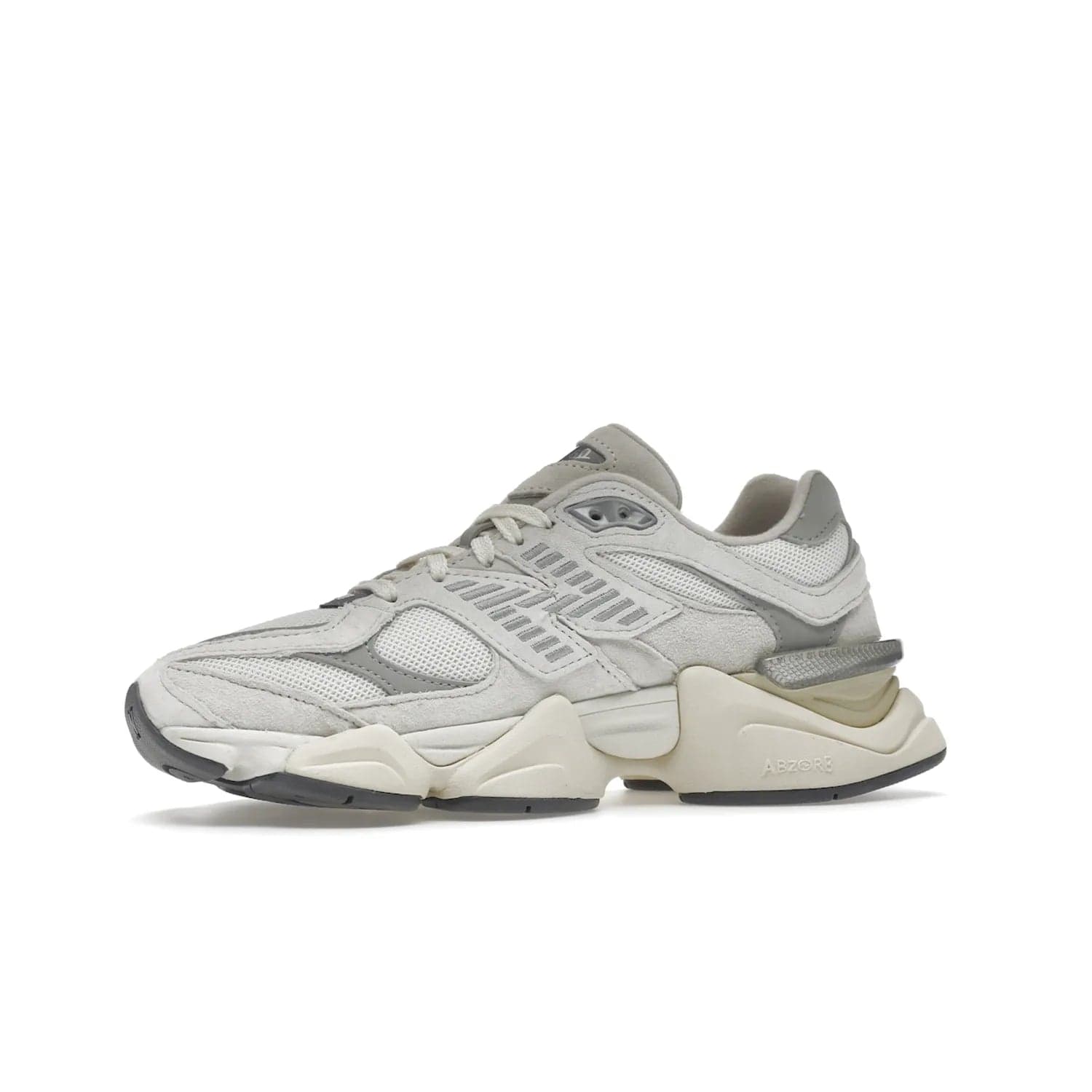 New Balance 9060 Sea Salt White - Image 17 - Only at www.BallersClubKickz.com - Stylish and classic New Balance 9060 Sea Salt White sneaker with premium leather and mesh for all-day comfort. Minimalist look, perfect for any occasion, and Jan 14, 2023 release date. Sleek design, exceptional materials, and timeless style.