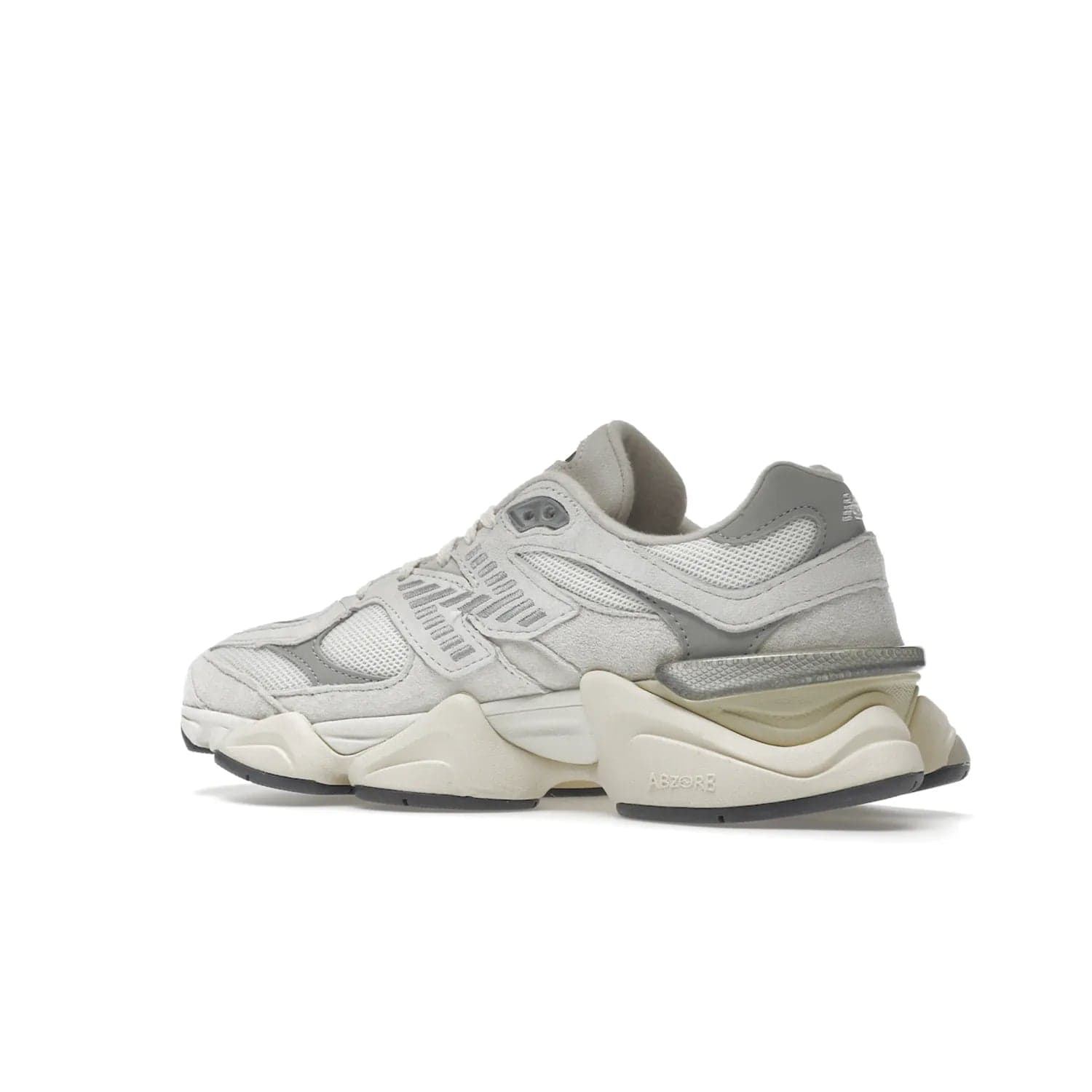 New Balance 9060 Sea Salt White - Image 22 - Only at www.BallersClubKickz.com - Stylish and classic New Balance 9060 Sea Salt White sneaker with premium leather and mesh for all-day comfort. Minimalist look, perfect for any occasion, and Jan 14, 2023 release date. Sleek design, exceptional materials, and timeless style.