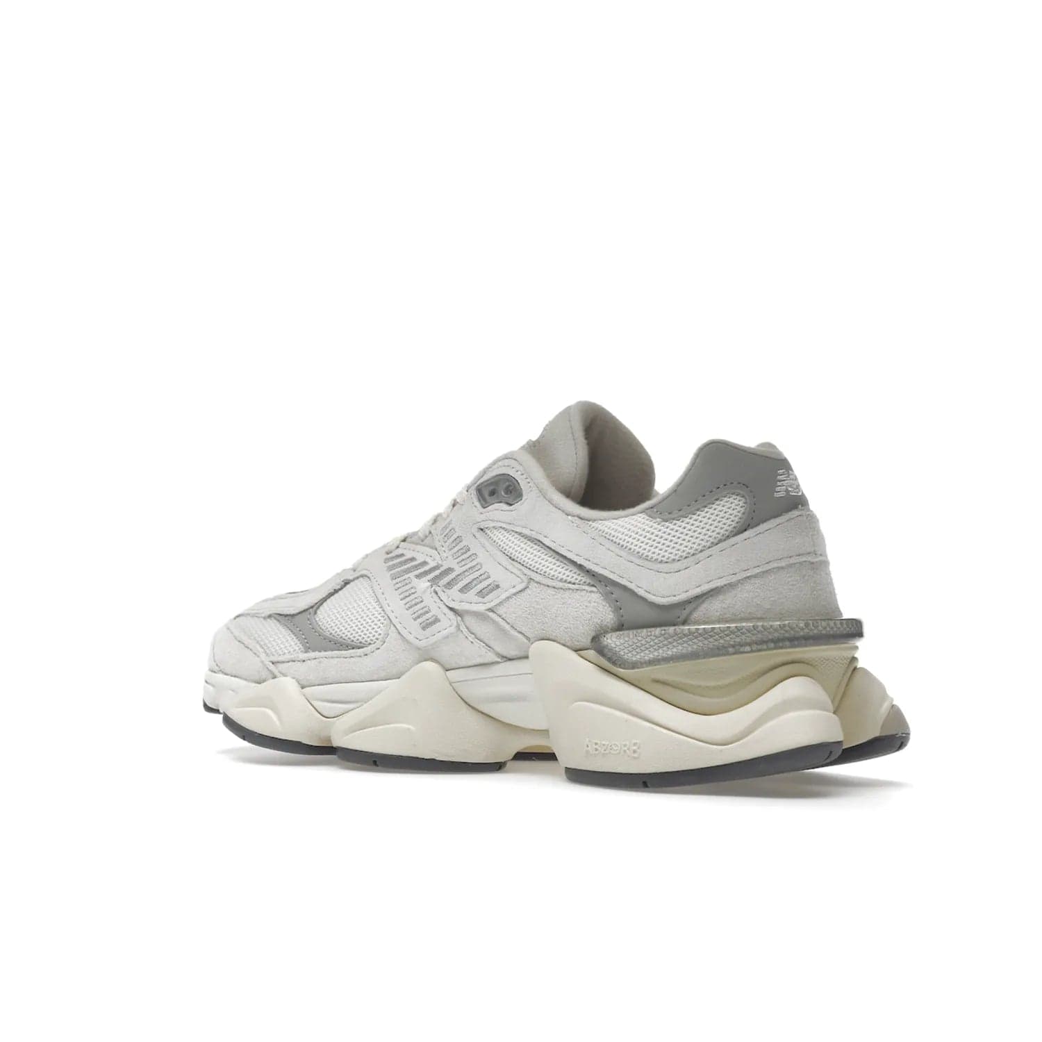 New Balance 9060 Sea Salt White - Image 23 - Only at www.BallersClubKickz.com - Stylish and classic New Balance 9060 Sea Salt White sneaker with premium leather and mesh for all-day comfort. Minimalist look, perfect for any occasion, and Jan 14, 2023 release date. Sleek design, exceptional materials, and timeless style.