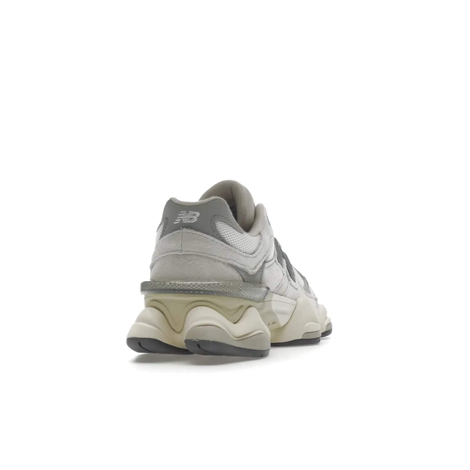 New Balance 9060 Sea Salt White - Image 30 - Only at www.BallersClubKickz.com - Stylish and classic New Balance 9060 Sea Salt White sneaker with premium leather and mesh for all-day comfort. Minimalist look, perfect for any occasion, and Jan 14, 2023 release date. Sleek design, exceptional materials, and timeless style.