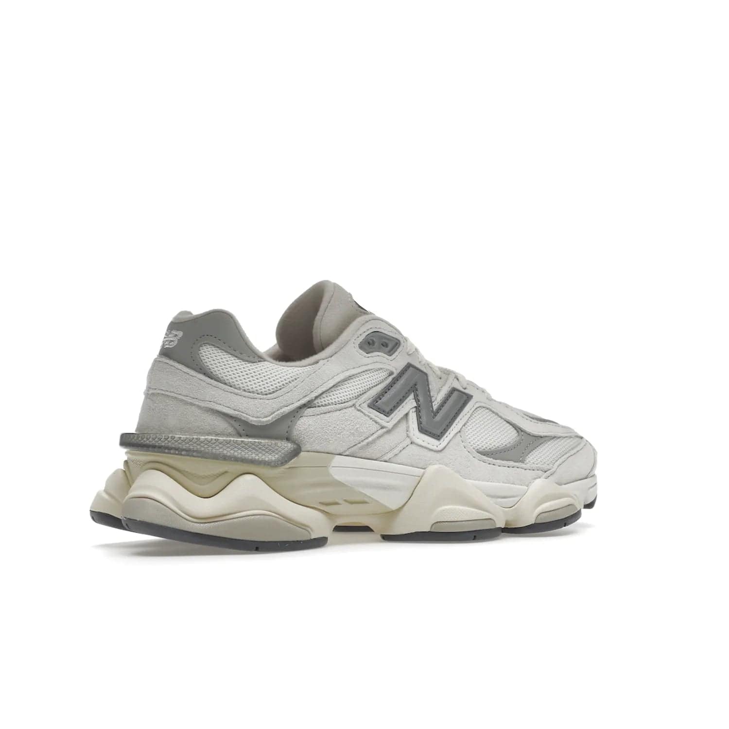 New Balance 9060 Sea Salt White - Image 34 - Only at www.BallersClubKickz.com - Stylish and classic New Balance 9060 Sea Salt White sneaker with premium leather and mesh for all-day comfort. Minimalist look, perfect for any occasion, and Jan 14, 2023 release date. Sleek design, exceptional materials, and timeless style.