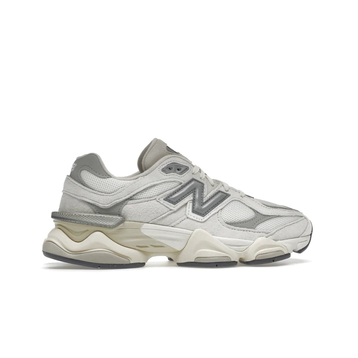 New Balance 9060 Sea Salt White - Image 36 - Only at www.BallersClubKickz.com - Stylish and classic New Balance 9060 Sea Salt White sneaker with premium leather and mesh for all-day comfort. Minimalist look, perfect for any occasion, and Jan 14, 2023 release date. Sleek design, exceptional materials, and timeless style.
