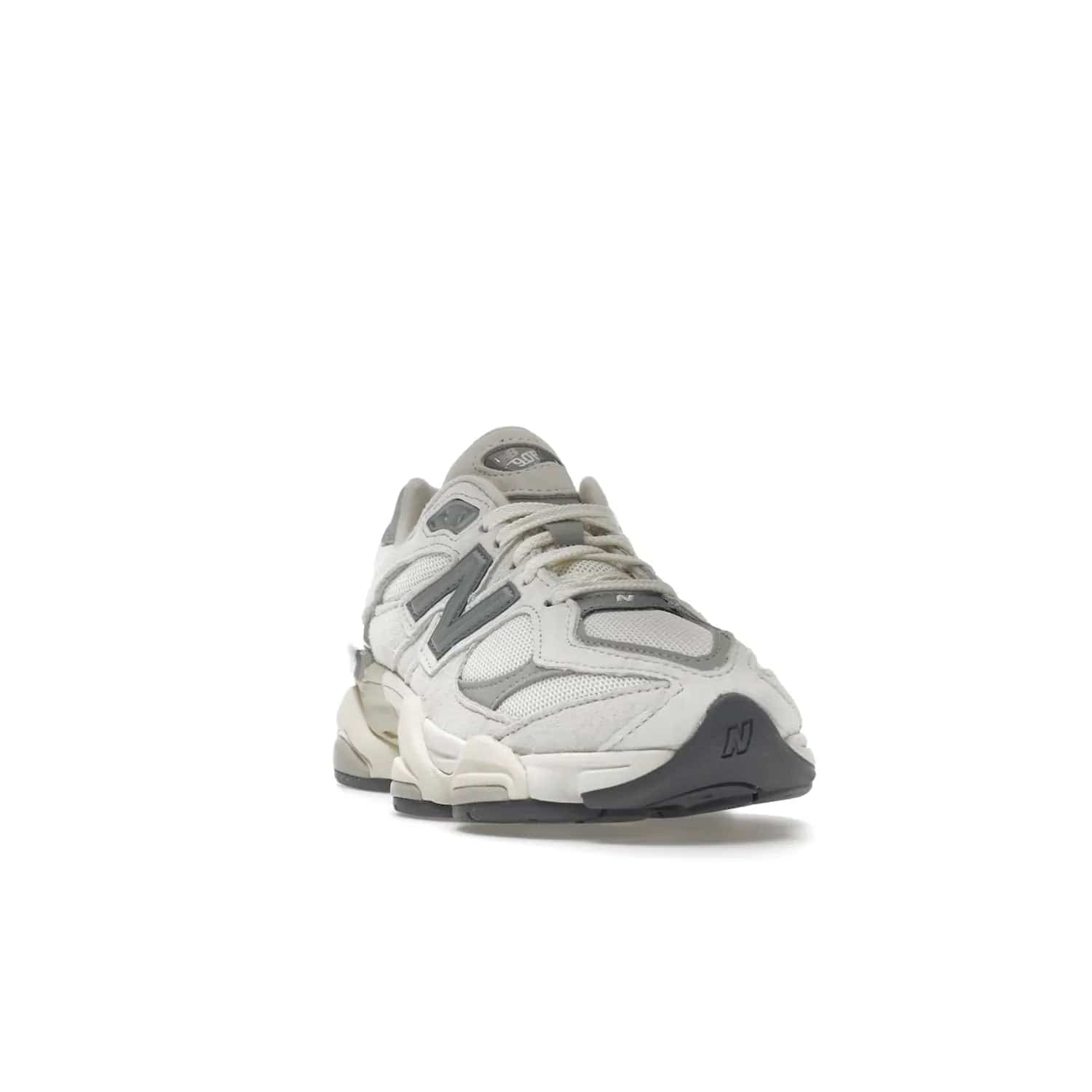 New Balance 9060 Sea Salt White - Image 8 - Only at www.BallersClubKickz.com - Stylish and classic New Balance 9060 Sea Salt White sneaker with premium leather and mesh for all-day comfort. Minimalist look, perfect for any occasion, and Jan 14, 2023 release date. Sleek design, exceptional materials, and timeless style.