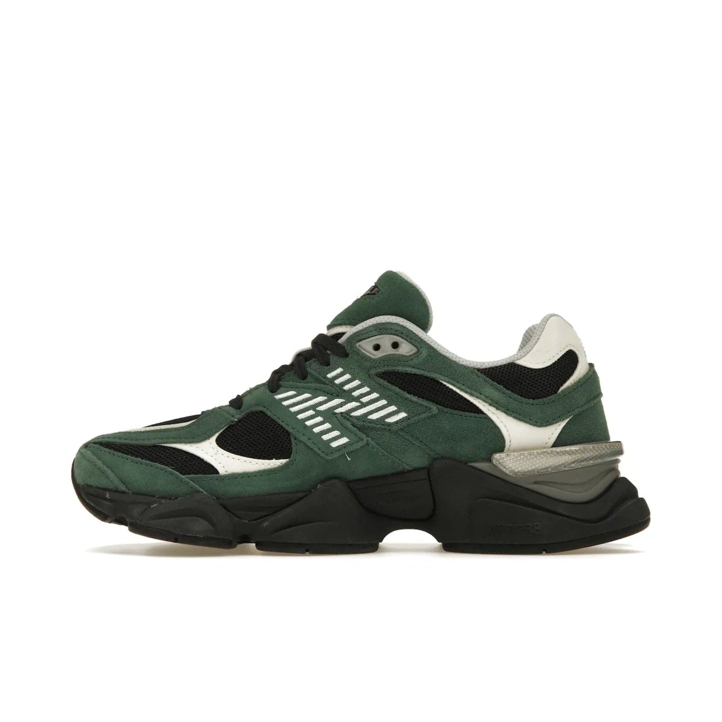 New Balance 9060 Team Forest Green - Image 19 - Only at www.BallersClubKickz.com - Introducing the New Balance 9060 Team Forest Green! Durable statement sneaker with a vibrant forest green upper and contrast detailing. Release date 2023-04-04 - don't miss out!