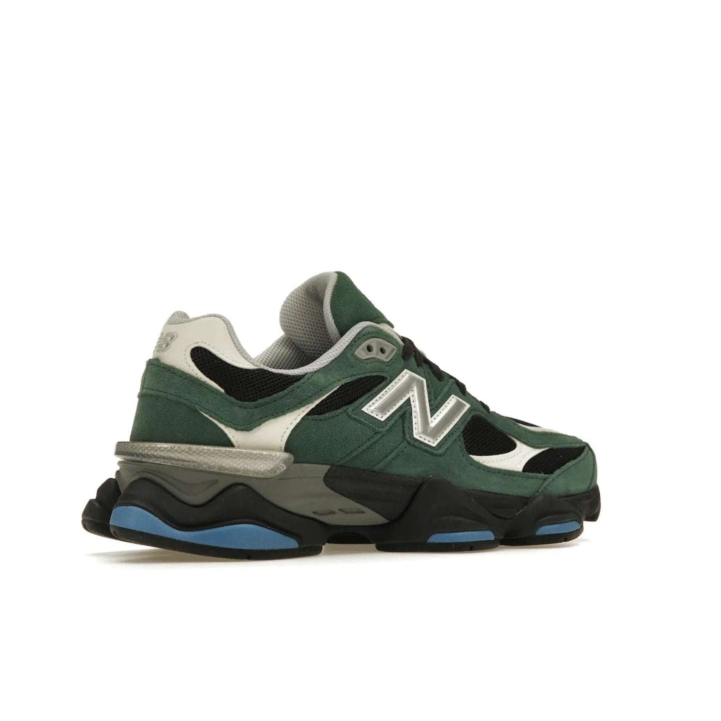New Balance 9060 Team Forest Green - Image 34 - Only at www.BallersClubKickz.com - Introducing the New Balance 9060 Team Forest Green! Durable statement sneaker with a vibrant forest green upper and contrast detailing. Release date 2023-04-04 - don't miss out!