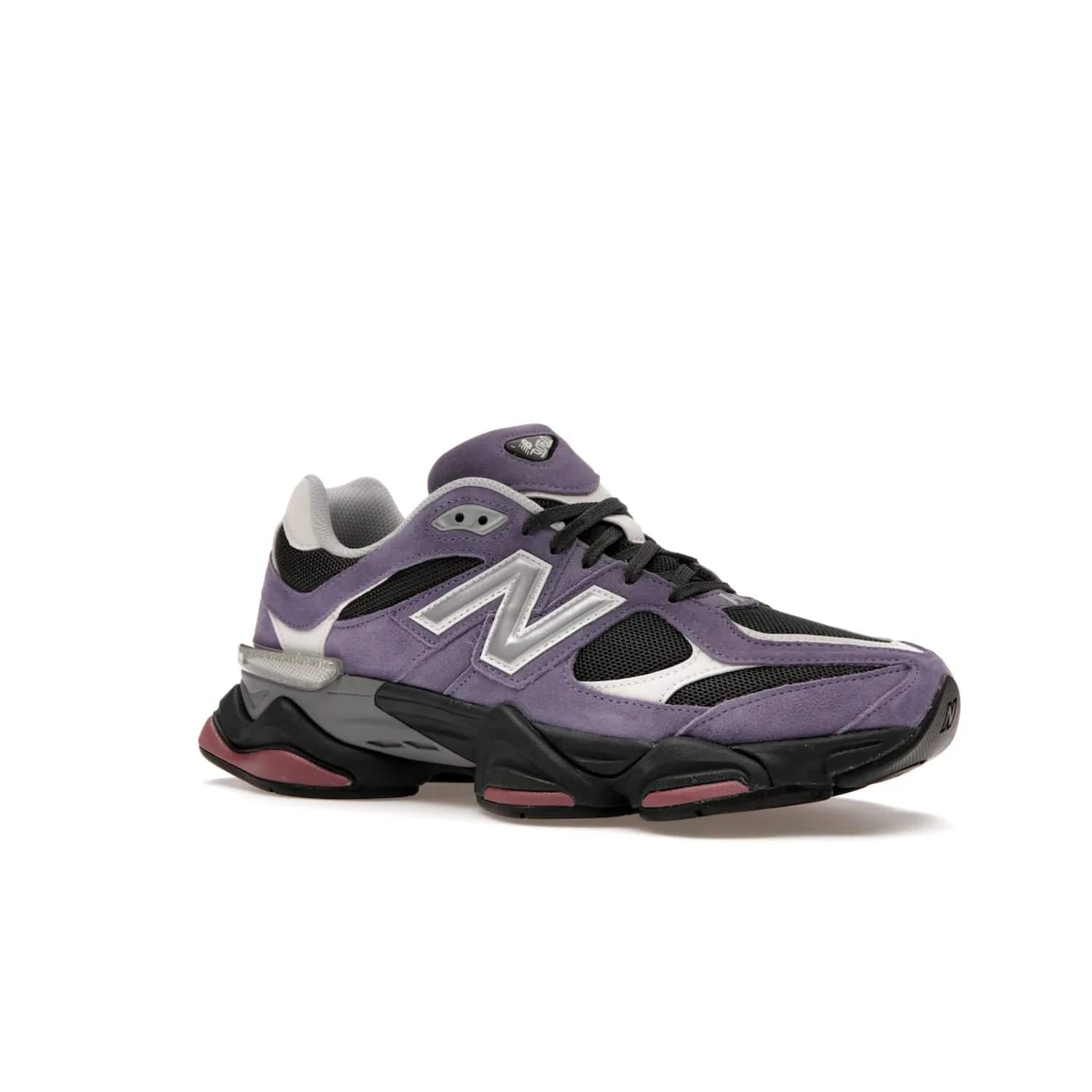 New Balance 9060 Violet Noir - Image 4 - Only at www.BallersClubKickz.com - Experience urban exploration in stylish comfort with the New Balance 9060 Violet Noir. Crafted with an exquisite blend of colors, this pair is perfect for an adventurous city stroll or casual hangouts. Enjoy all-day comfort and make a statement with the New Balance 9060 Violet Noir.