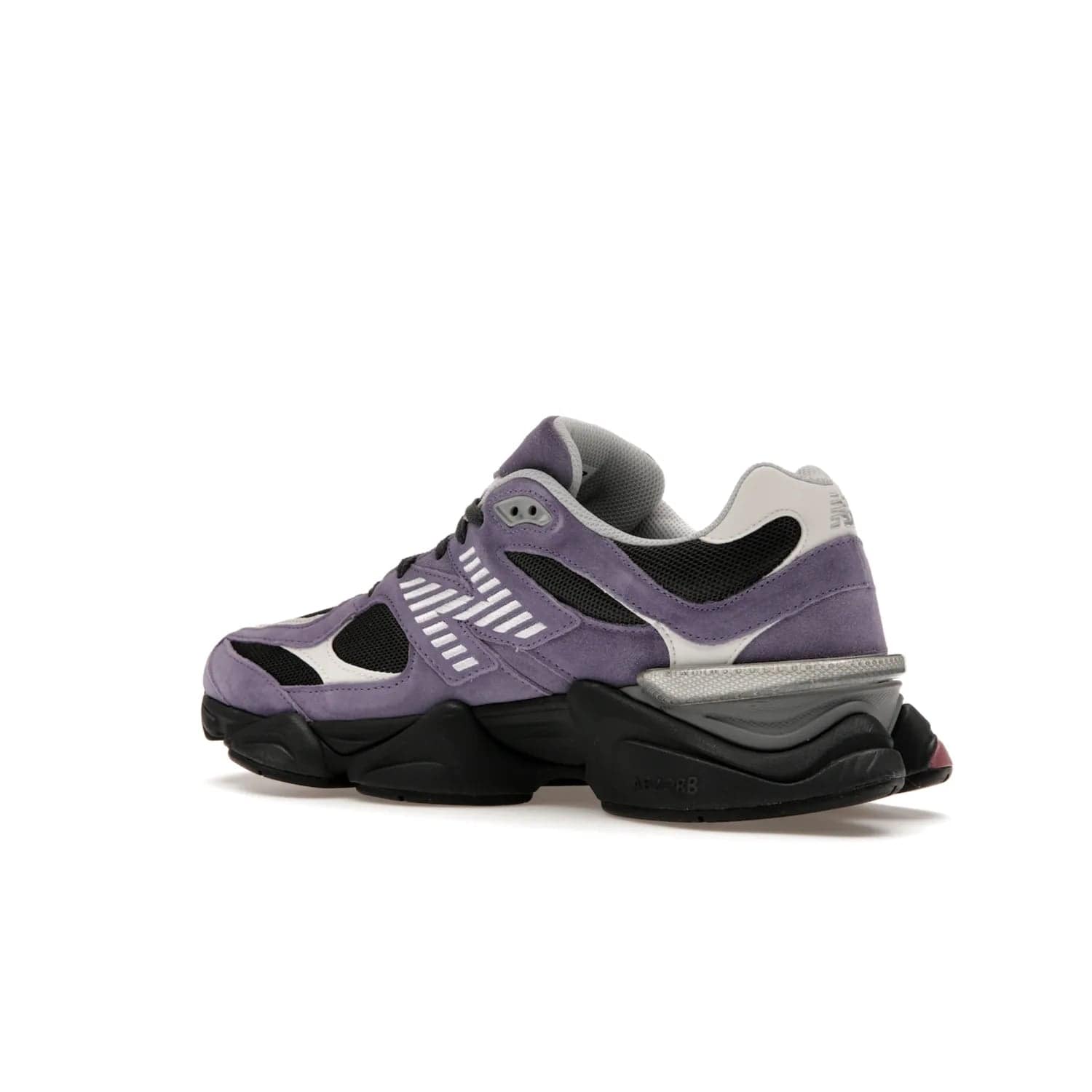 New Balance 9060 Violet Noir - Image 22 - Only at www.BallersClubKickz.com - Experience urban exploration in stylish comfort with the New Balance 9060 Violet Noir. Crafted with an exquisite blend of colors, this pair is perfect for an adventurous city stroll or casual hangouts. Enjoy all-day comfort and make a statement with the New Balance 9060 Violet Noir.