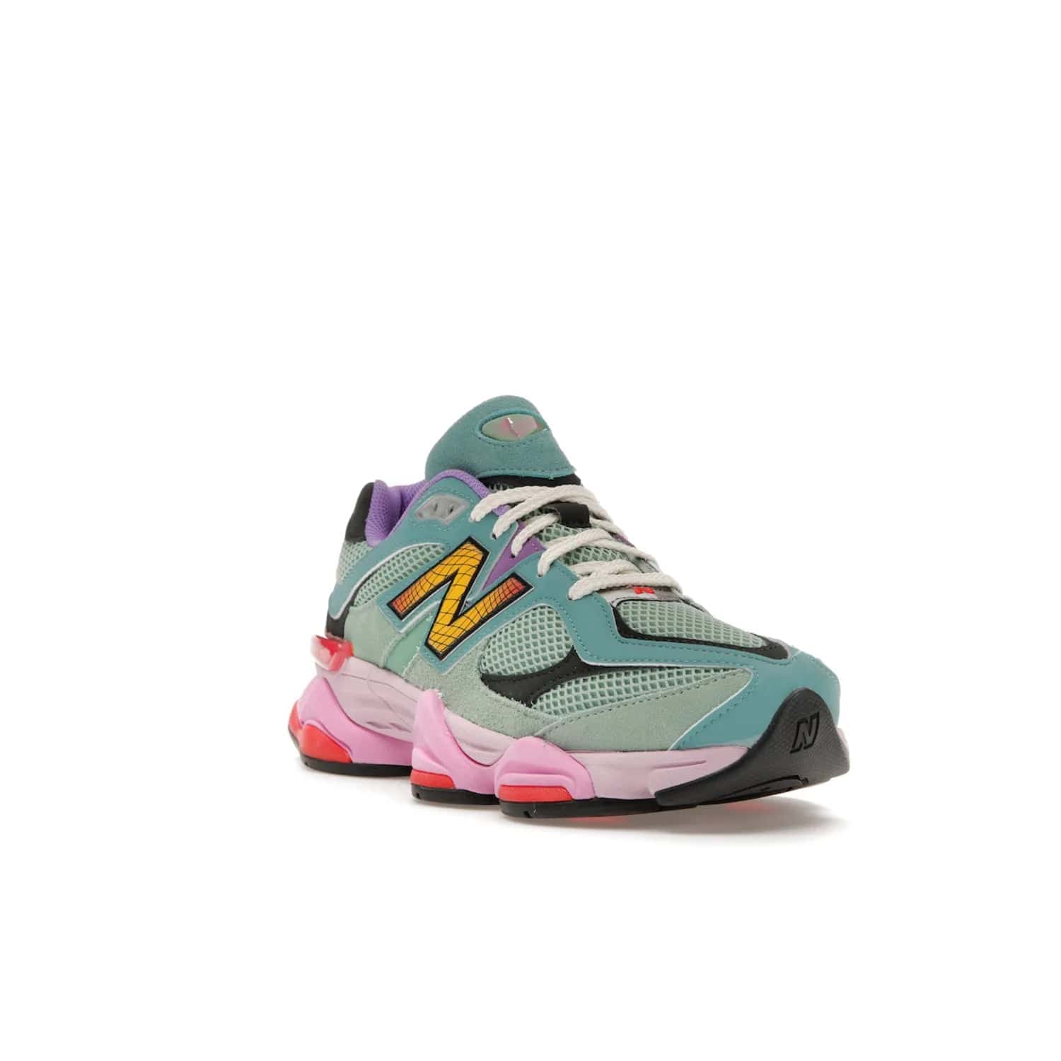 New Balance 9060 Warped Multi-Color - Image 7 - Only at www.BallersClubKickz.com - Enhance your style with the new New Balance 9060 Warped Multi-Colour! Suede overlays, mesh base layer and ABZORB midsole provide comfortable cushioning, while the colourful design ticks all the latest trends. Nylon laces offer an adjustable fit for maximum convenience. Debuting on March 31, 2023 - a must-have addition to your sneaker collection.