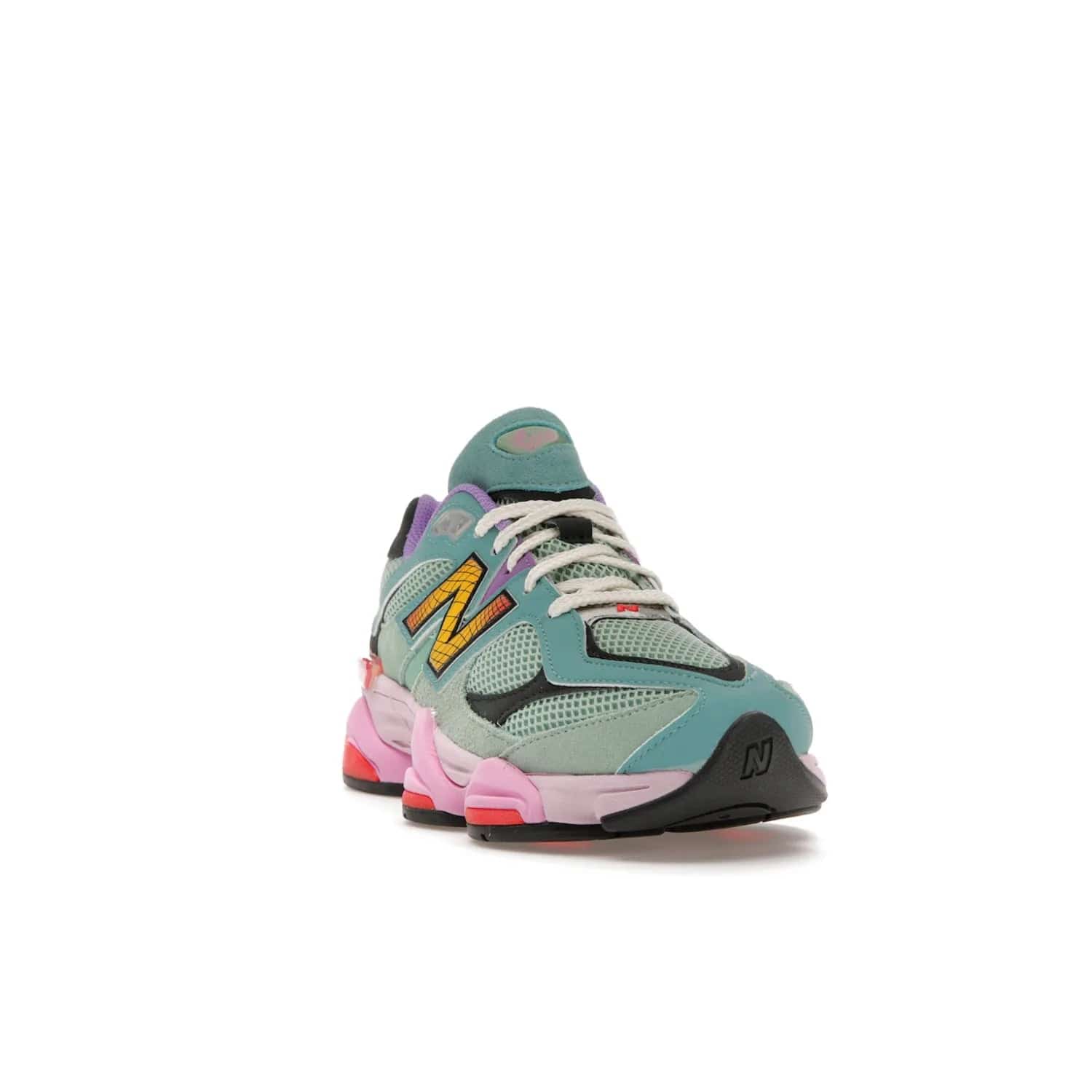 New Balance 9060 Warped Multi-Color - Image 8 - Only at www.BallersClubKickz.com - Enhance your style with the new New Balance 9060 Warped Multi-Colour! Suede overlays, mesh base layer and ABZORB midsole provide comfortable cushioning, while the colourful design ticks all the latest trends. Nylon laces offer an adjustable fit for maximum convenience. Debuting on March 31, 2023 - a must-have addition to your sneaker collection.
