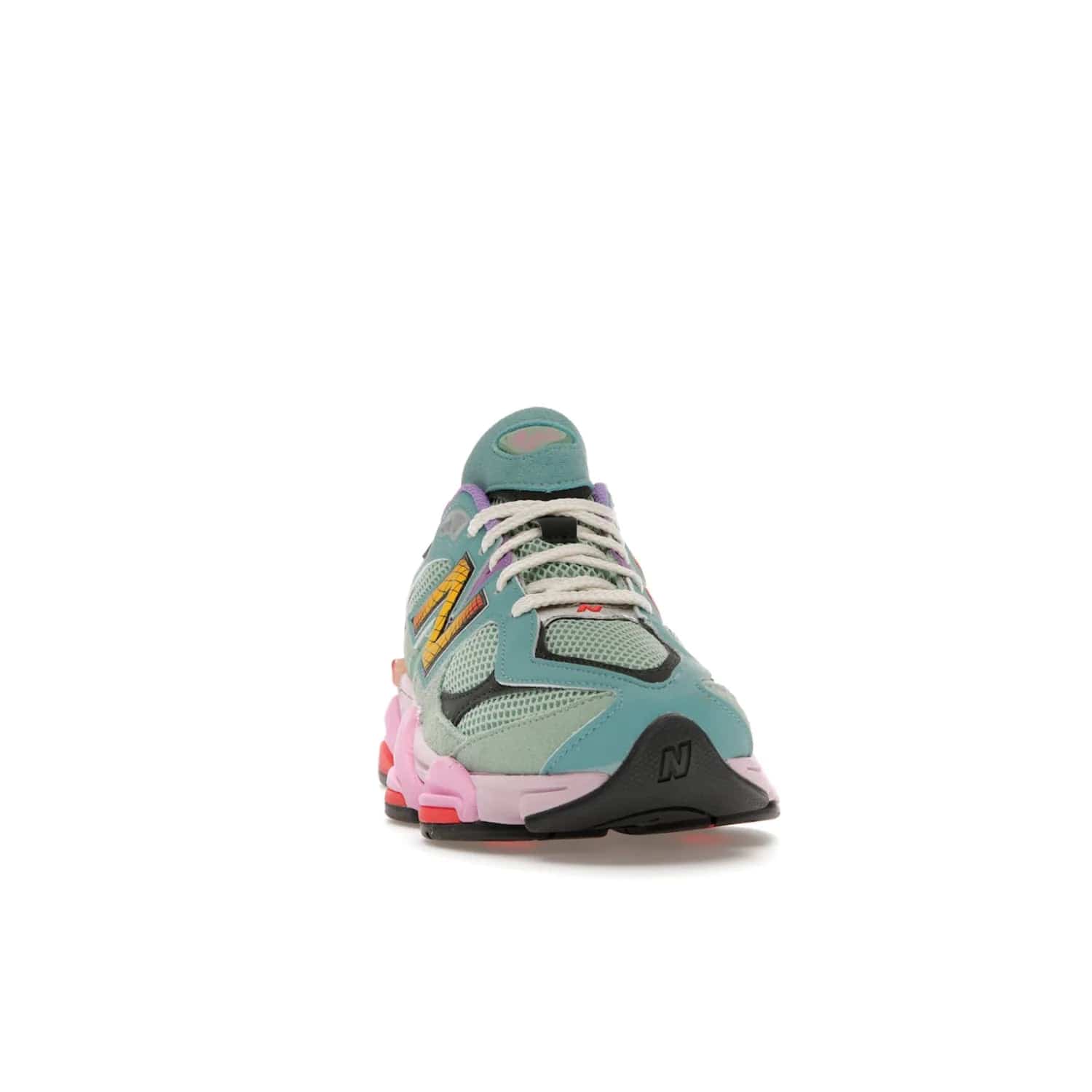 New Balance 9060 Warped Multi-Color - Image 9 - Only at www.BallersClubKickz.com - Enhance your style with the new New Balance 9060 Warped Multi-Colour! Suede overlays, mesh base layer and ABZORB midsole provide comfortable cushioning, while the colourful design ticks all the latest trends. Nylon laces offer an adjustable fit for maximum convenience. Debuting on March 31, 2023 - a must-have addition to your sneaker collection.
