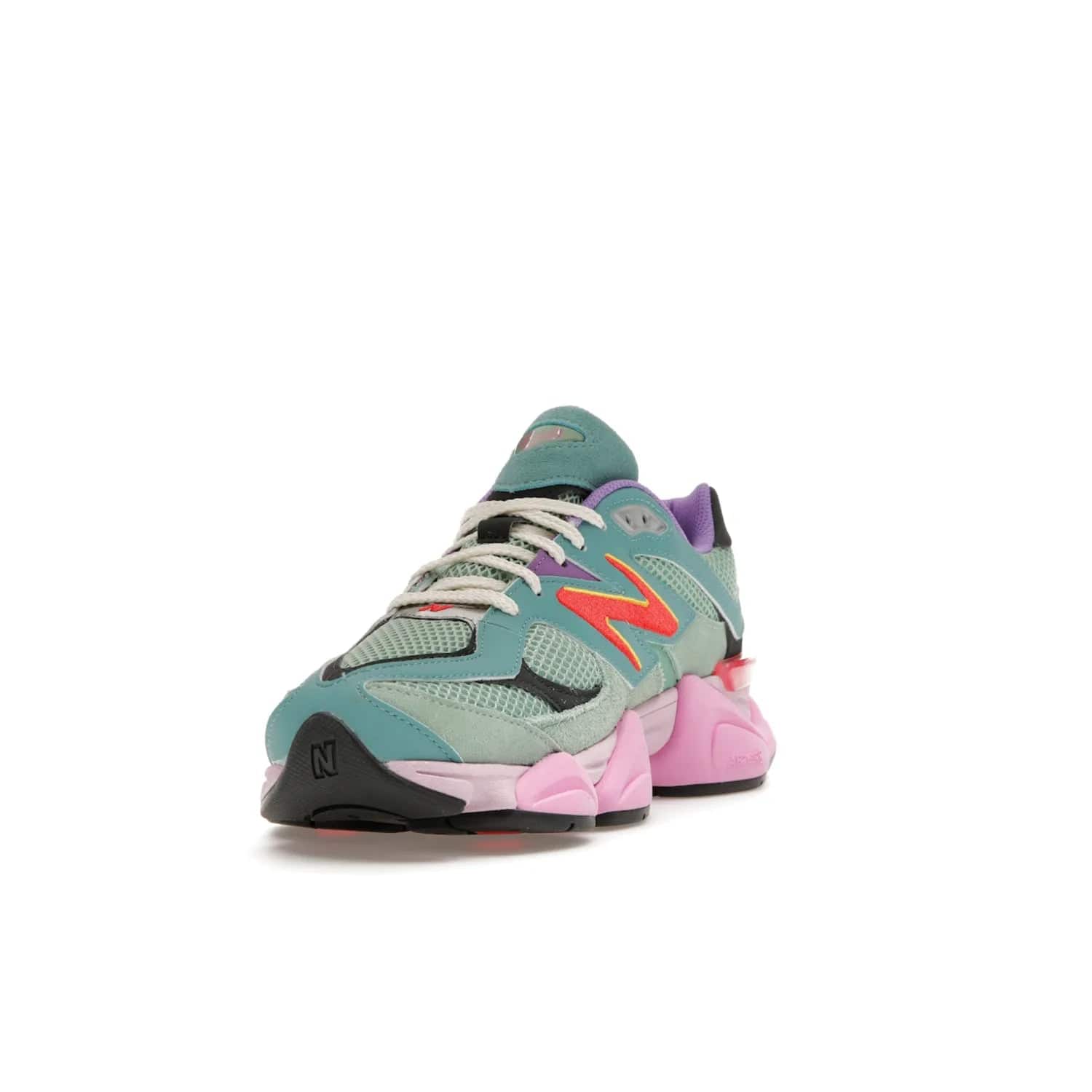 New Balance 9060 Warped Multi-Color - Image 13 - Only at www.BallersClubKickz.com - Enhance your style with the new New Balance 9060 Warped Multi-Colour! Suede overlays, mesh base layer and ABZORB midsole provide comfortable cushioning, while the colourful design ticks all the latest trends. Nylon laces offer an adjustable fit for maximum convenience. Debuting on March 31, 2023 - a must-have addition to your sneaker collection.