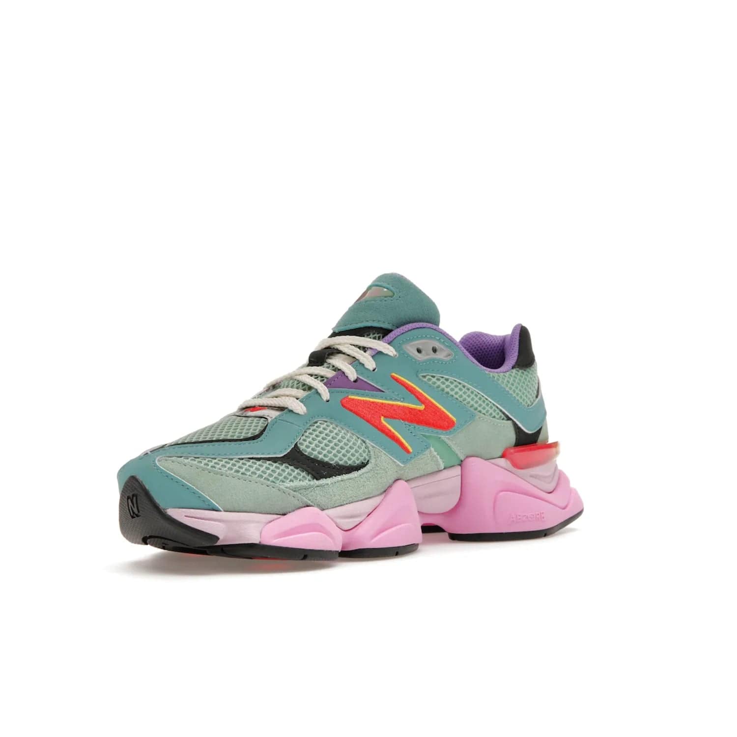 New Balance 9060 Warped Multi-Color - Image 15 - Only at www.BallersClubKickz.com - Enhance your style with the new New Balance 9060 Warped Multi-Colour! Suede overlays, mesh base layer and ABZORB midsole provide comfortable cushioning, while the colourful design ticks all the latest trends. Nylon laces offer an adjustable fit for maximum convenience. Debuting on March 31, 2023 - a must-have addition to your sneaker collection.