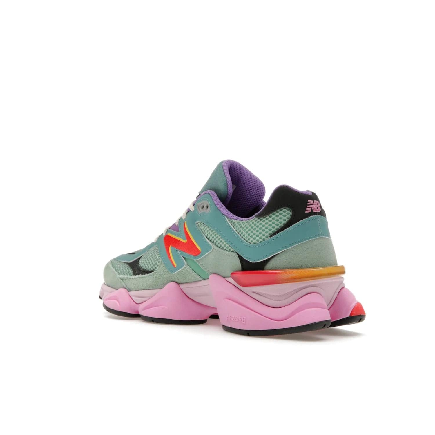 New Balance 9060 Warped Multi-Color - Image 24 - Only at www.BallersClubKickz.com - Enhance your style with the new New Balance 9060 Warped Multi-Colour! Suede overlays, mesh base layer and ABZORB midsole provide comfortable cushioning, while the colourful design ticks all the latest trends. Nylon laces offer an adjustable fit for maximum convenience. Debuting on March 31, 2023 - a must-have addition to your sneaker collection.