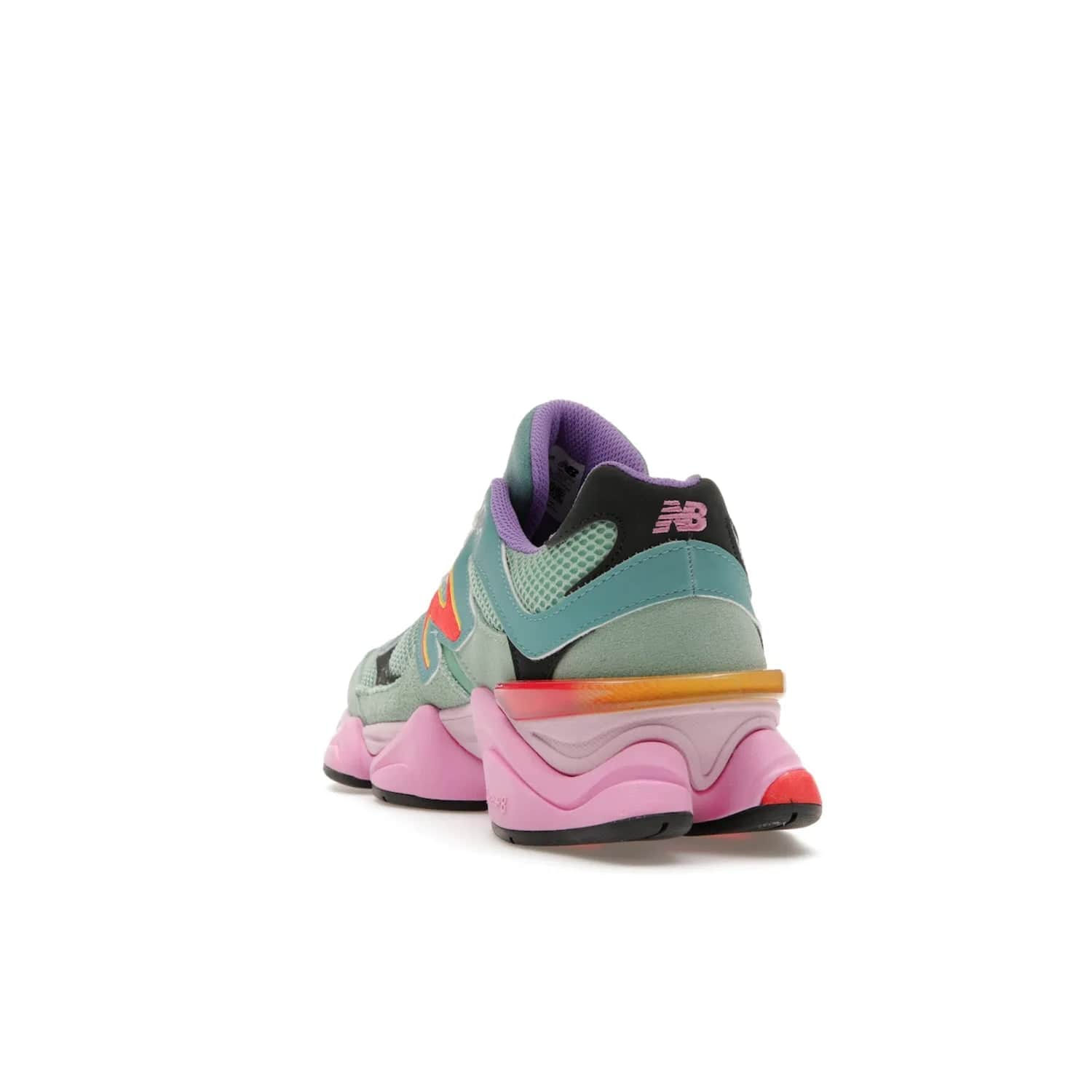 New Balance 9060 Warped Multi-Color - Image 26 - Only at www.BallersClubKickz.com - Enhance your style with the new New Balance 9060 Warped Multi-Colour! Suede overlays, mesh base layer and ABZORB midsole provide comfortable cushioning, while the colourful design ticks all the latest trends. Nylon laces offer an adjustable fit for maximum convenience. Debuting on March 31, 2023 - a must-have addition to your sneaker collection.