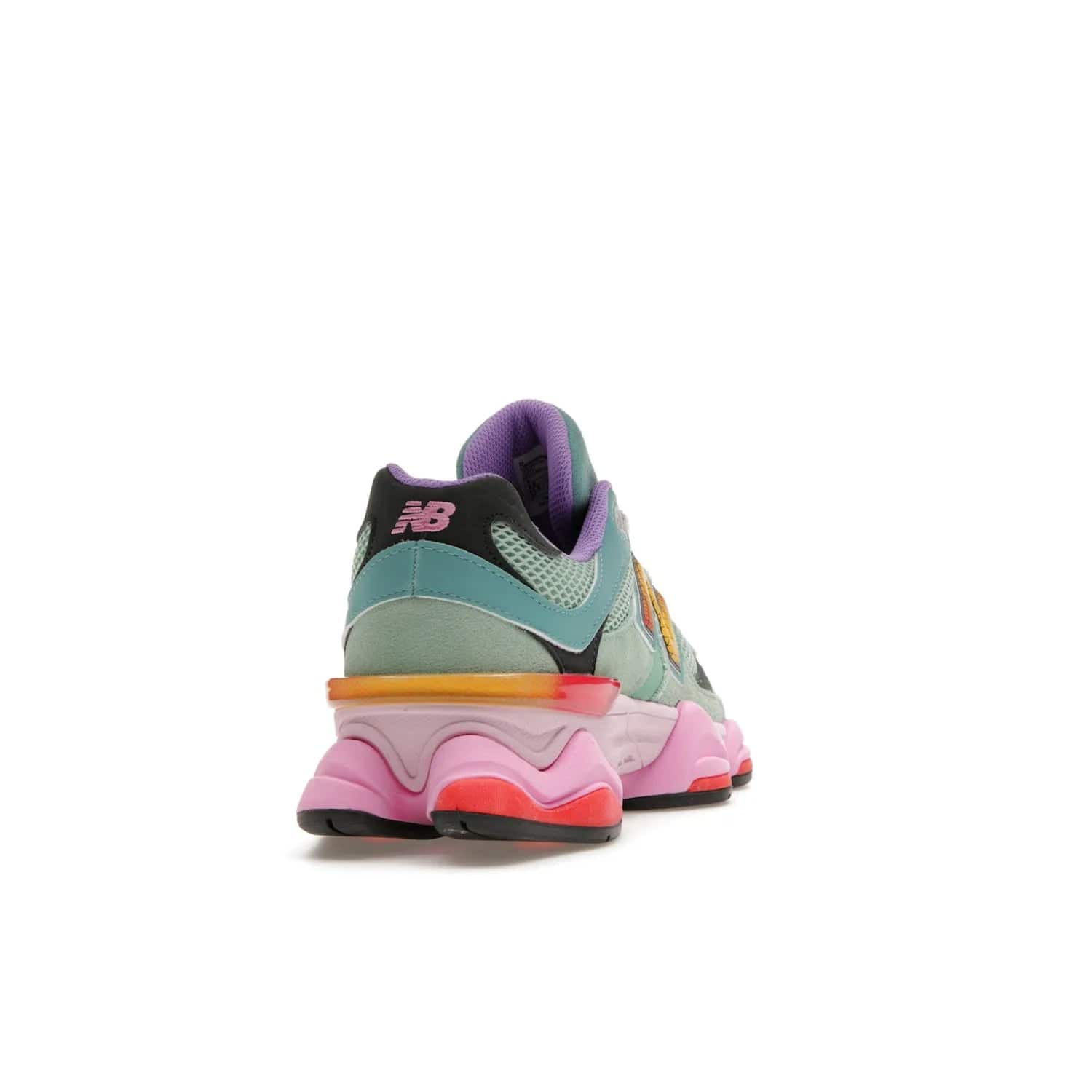 New Balance 9060 Warped Multi-Color - Image 30 - Only at www.BallersClubKickz.com - Enhance your style with the new New Balance 9060 Warped Multi-Colour! Suede overlays, mesh base layer and ABZORB midsole provide comfortable cushioning, while the colourful design ticks all the latest trends. Nylon laces offer an adjustable fit for maximum convenience. Debuting on March 31, 2023 - a must-have addition to your sneaker collection.
