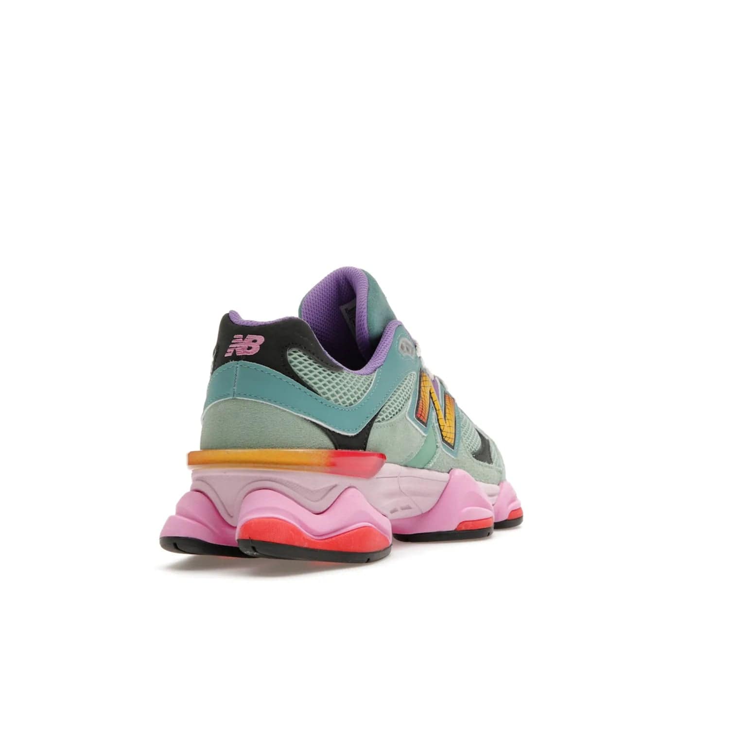 New Balance 9060 Warped Multi-Color - Image 31 - Only at www.BallersClubKickz.com - Enhance your style with the new New Balance 9060 Warped Multi-Colour! Suede overlays, mesh base layer and ABZORB midsole provide comfortable cushioning, while the colourful design ticks all the latest trends. Nylon laces offer an adjustable fit for maximum convenience. Debuting on March 31, 2023 - a must-have addition to your sneaker collection.