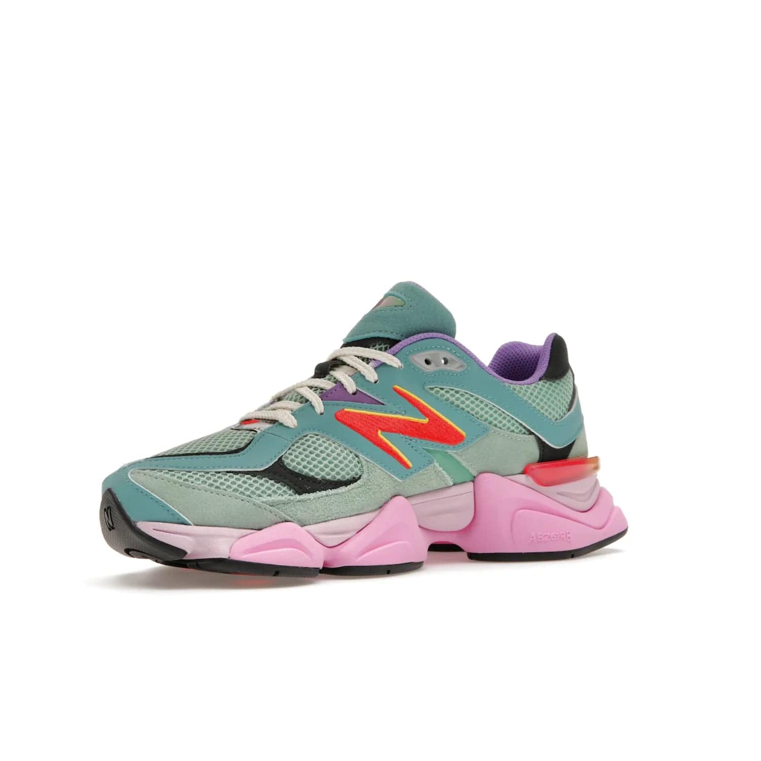 New Balance 9060 Warped Multi-Color - Image 16 - Only at www.BallersClubKickz.com - Enhance your style with the new New Balance 9060 Warped Multi-Colour! Suede overlays, mesh base layer and ABZORB midsole provide comfortable cushioning, while the colourful design ticks all the latest trends. Nylon laces offer an adjustable fit for maximum convenience. Debuting on March 31, 2023 - a must-have addition to your sneaker collection.