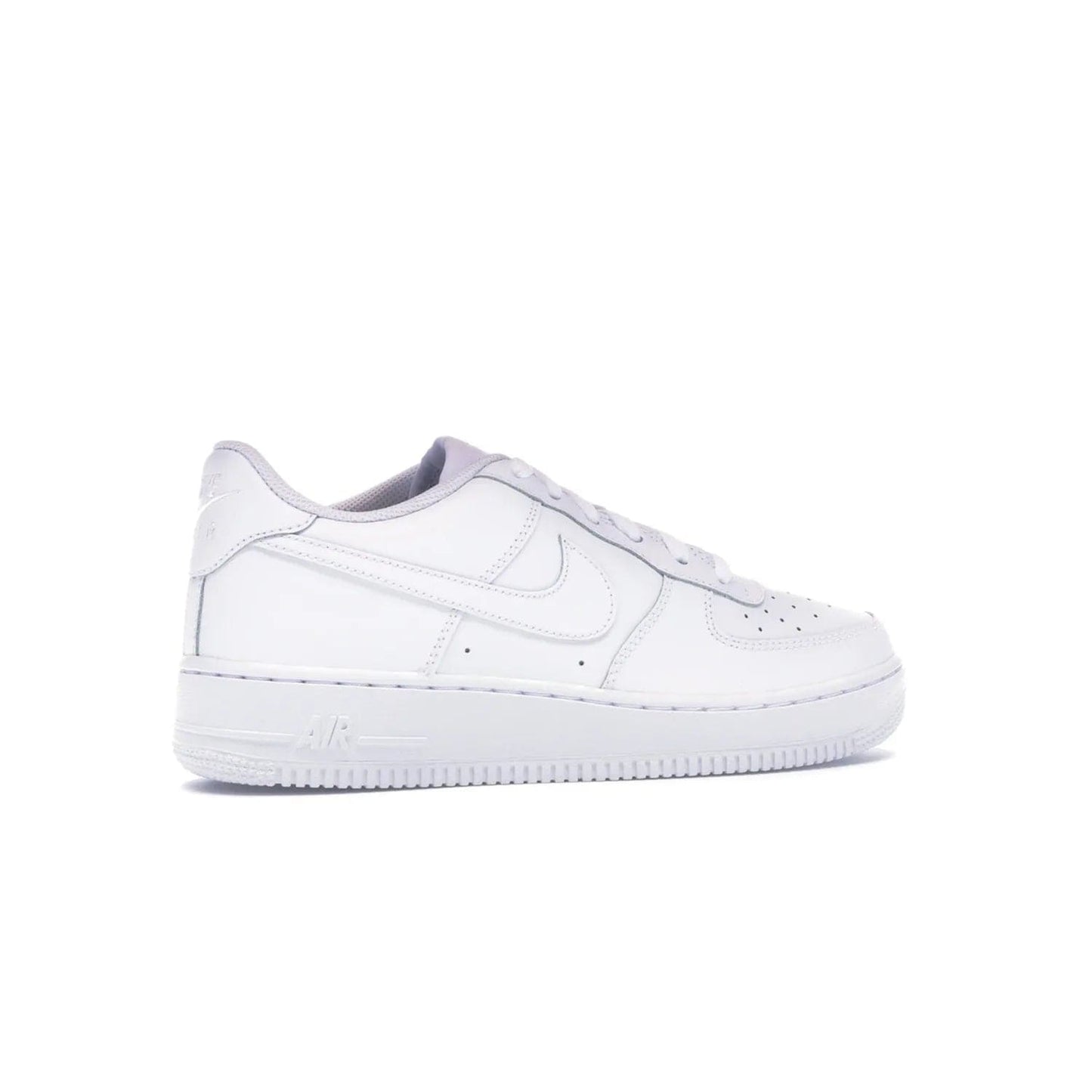 Nike Air Force 1 Low White (GS) - Image 35 - Only at www.BallersClubKickz.com - Grab the Nike Air Force 1 Low White (GS) for your mini-me. Clean all-white upper, modern cushioning & traction. Originally released Jan 2014.