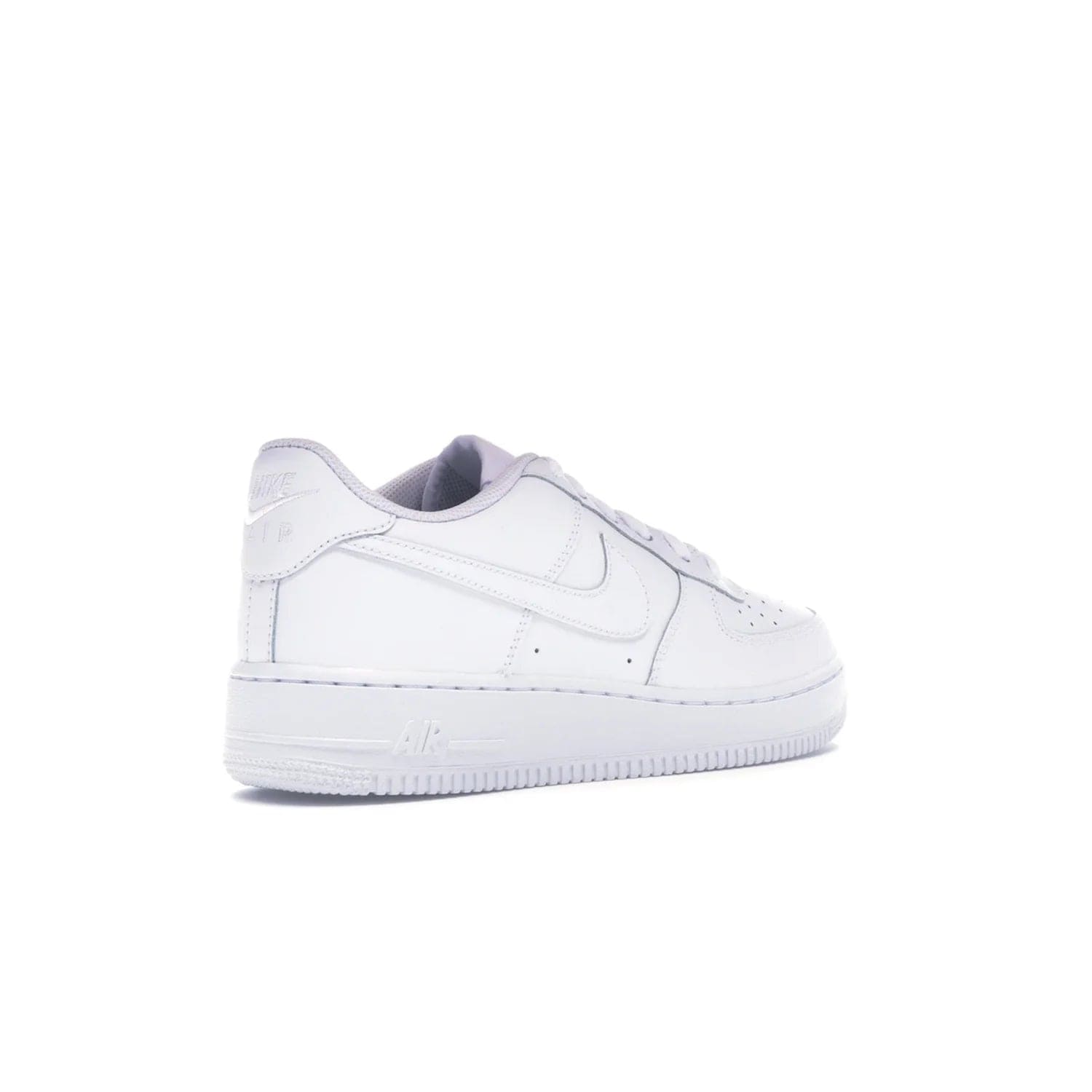 Nike Air Force 1 Low White (GS) - Image 33 - Only at www.BallersClubKickz.com - Grab the Nike Air Force 1 Low White (GS) for your mini-me. Clean all-white upper, modern cushioning & traction. Originally released Jan 2014.