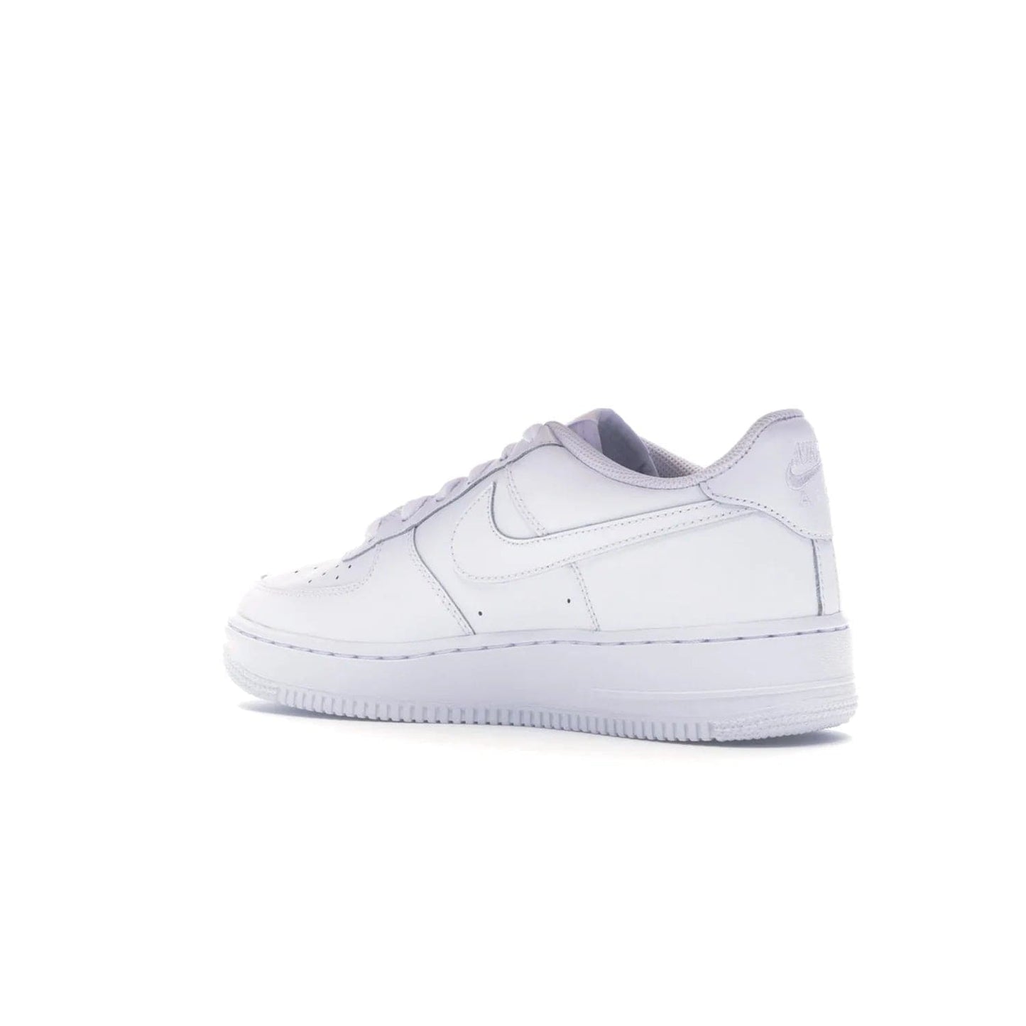 Nike Air Force 1 Low White (GS) - Image 23 - Only at www.BallersClubKickz.com - Grab the Nike Air Force 1 Low White (GS) for your mini-me. Clean all-white upper, modern cushioning & traction. Originally released Jan 2014.