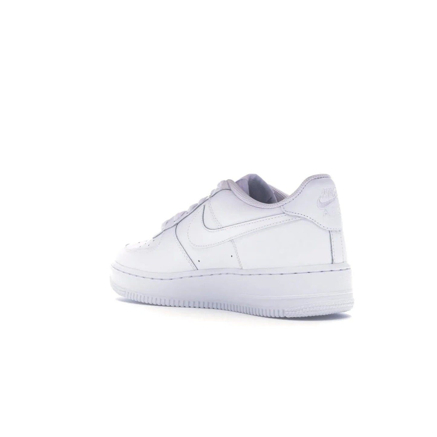 Nike Air Force 1 Low White (GS) - Image 24 - Only at www.BallersClubKickz.com - Grab the Nike Air Force 1 Low White (GS) for your mini-me. Clean all-white upper, modern cushioning & traction. Originally released Jan 2014.