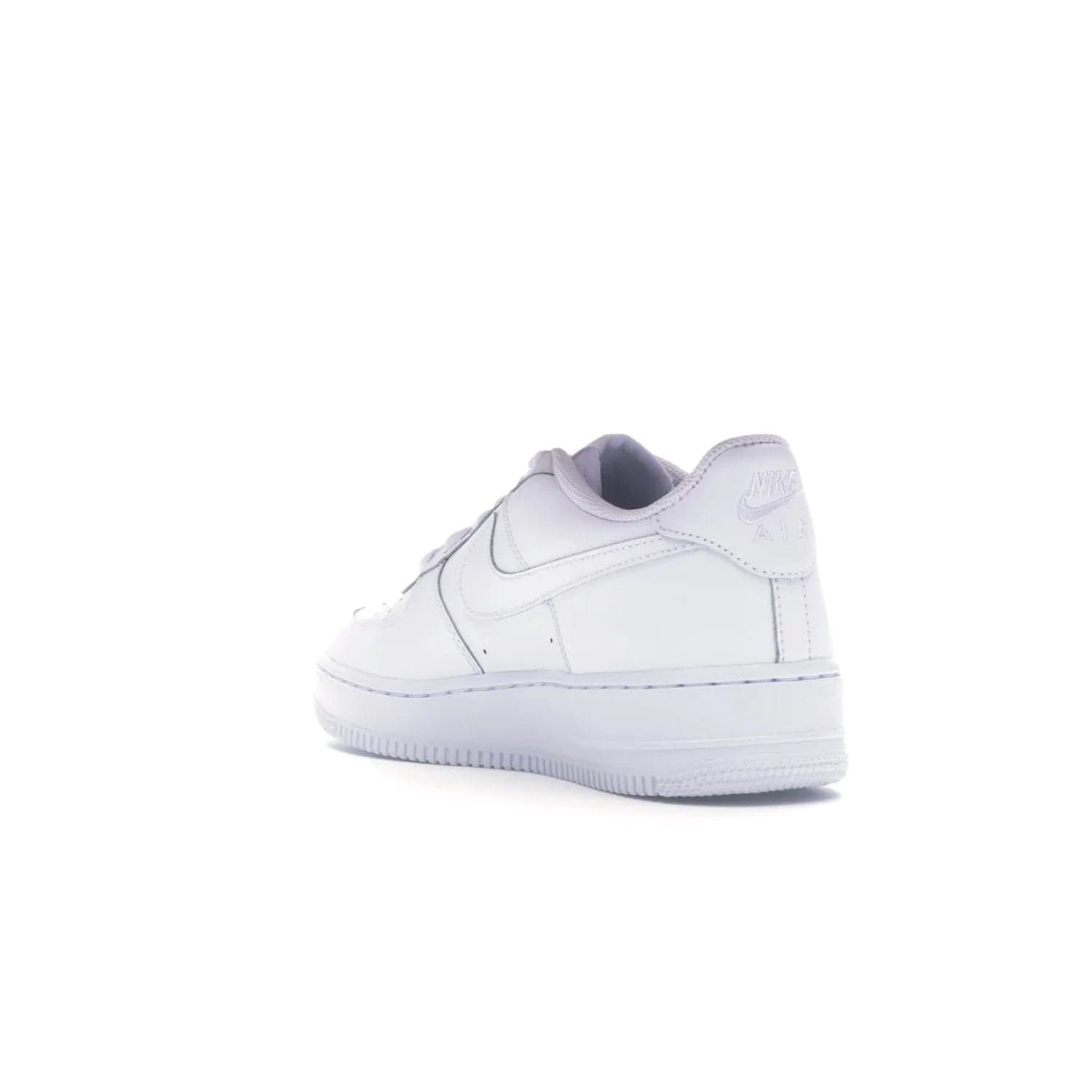 Nike Air Force 1 Low White (GS) - Image 25 - Only at www.BallersClubKickz.com - Grab the Nike Air Force 1 Low White (GS) for your mini-me. Clean all-white upper, modern cushioning & traction. Originally released Jan 2014.